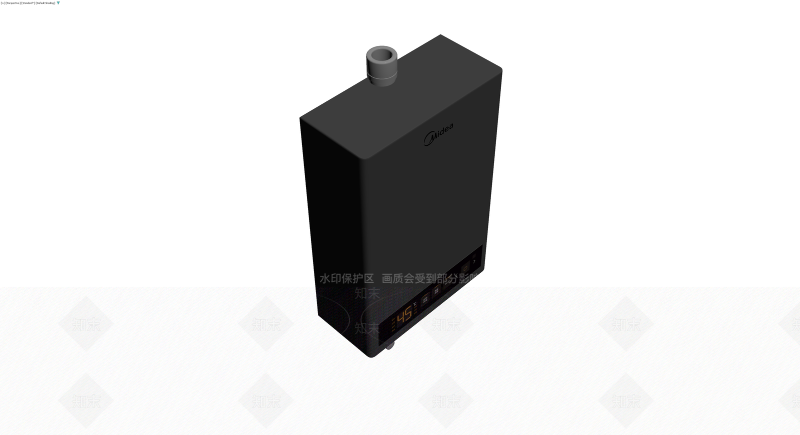 美的燃气热水器3D模型下载【ID:1229658059】