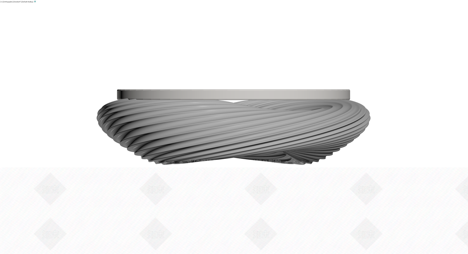 灰色层叠造型软体家具3D模型下载【ID:1230544968】