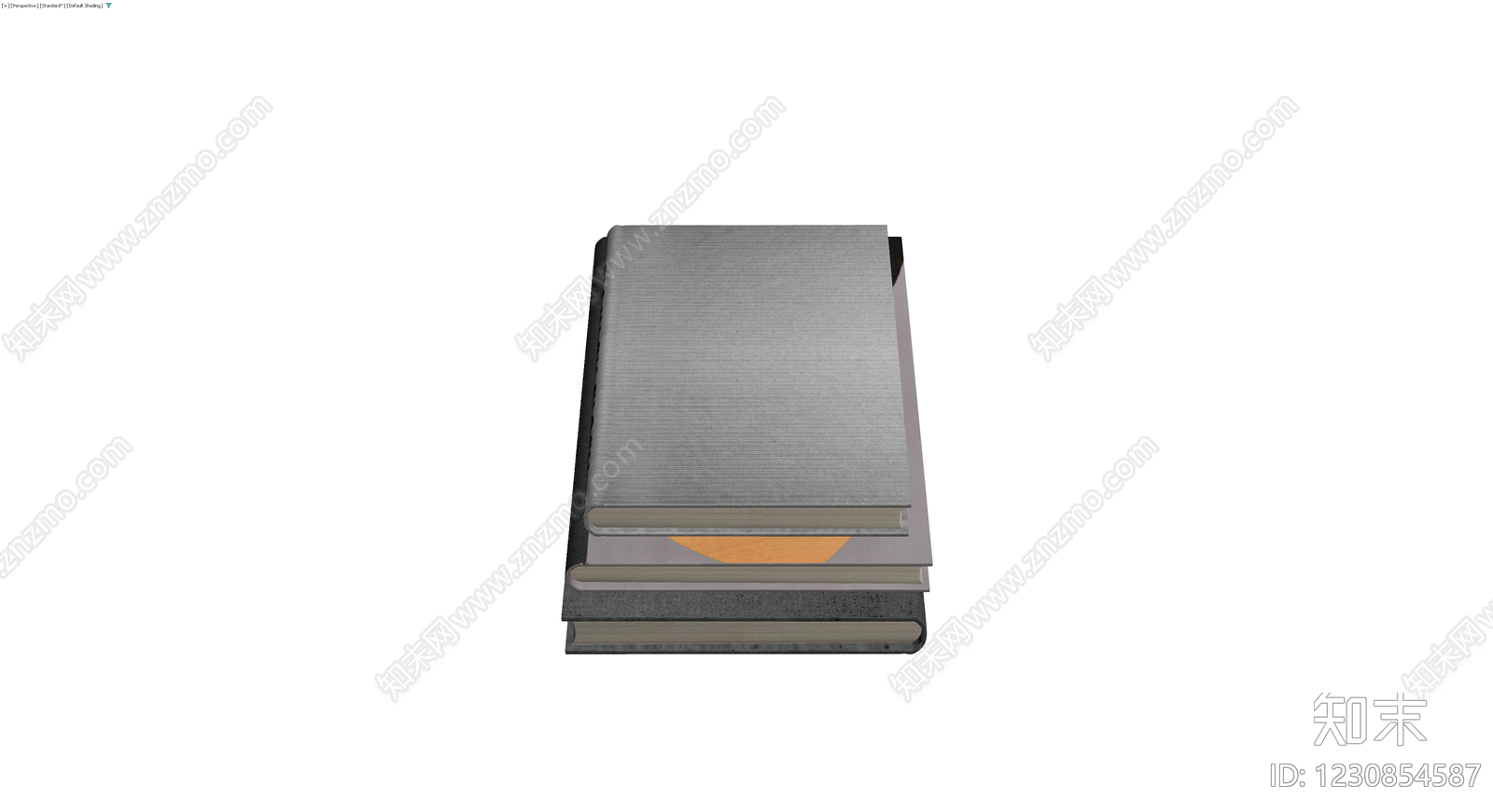 堆叠书籍组合3D模型下载【ID:1230854587】