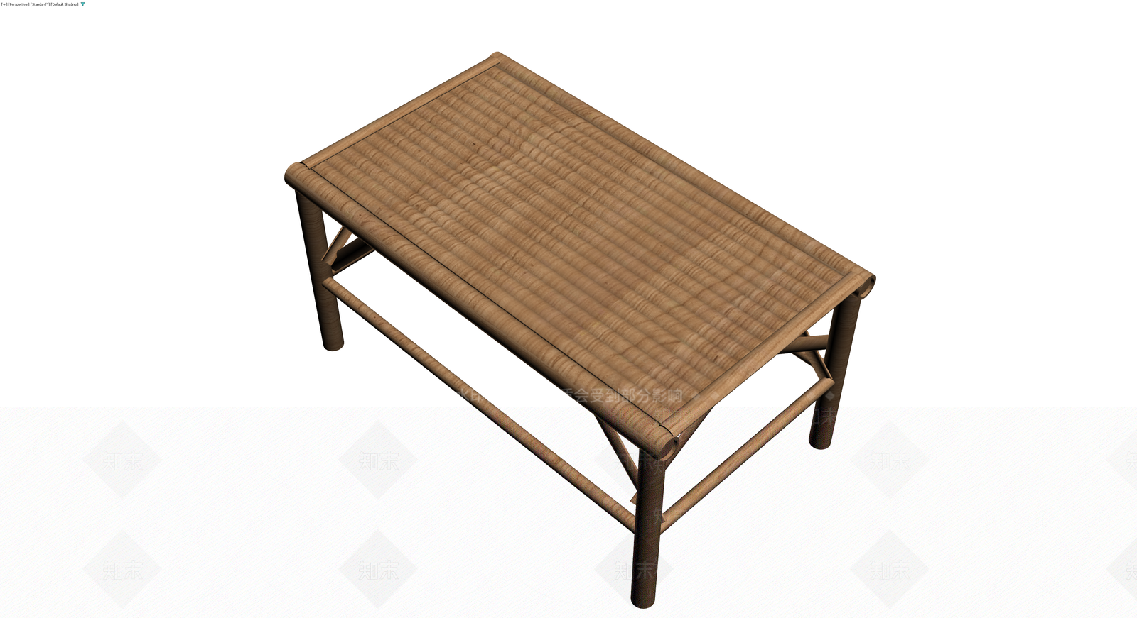 竹制长凳3D模型下载【ID:1229920087】