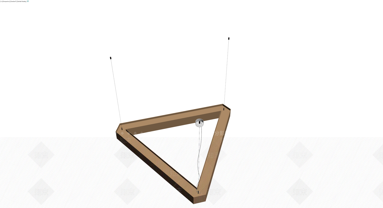 三角形吊灯模型3D模型下载【ID:1230627194】