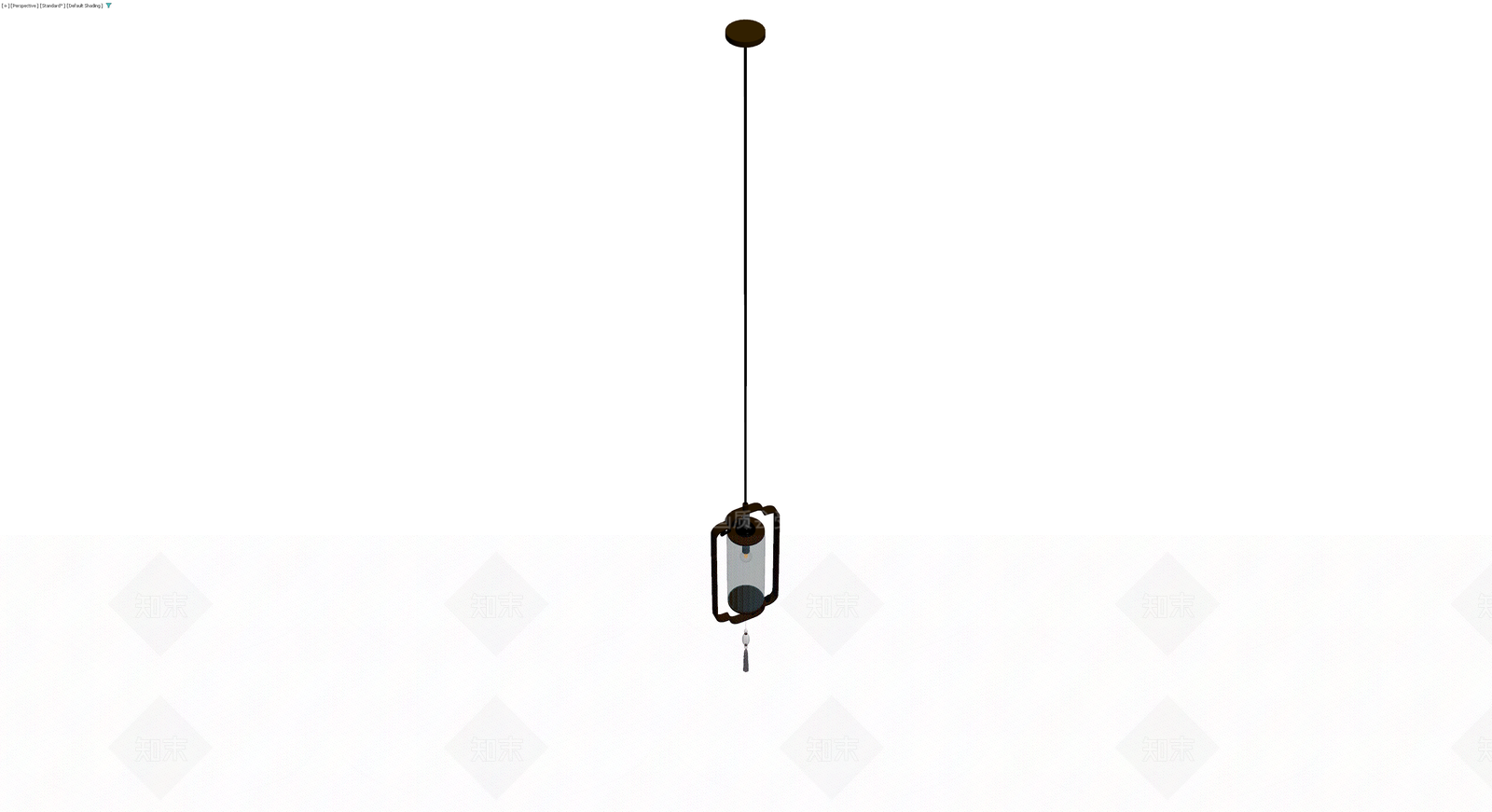 中式古典长吊灯3D模型下载【ID:1230654493】