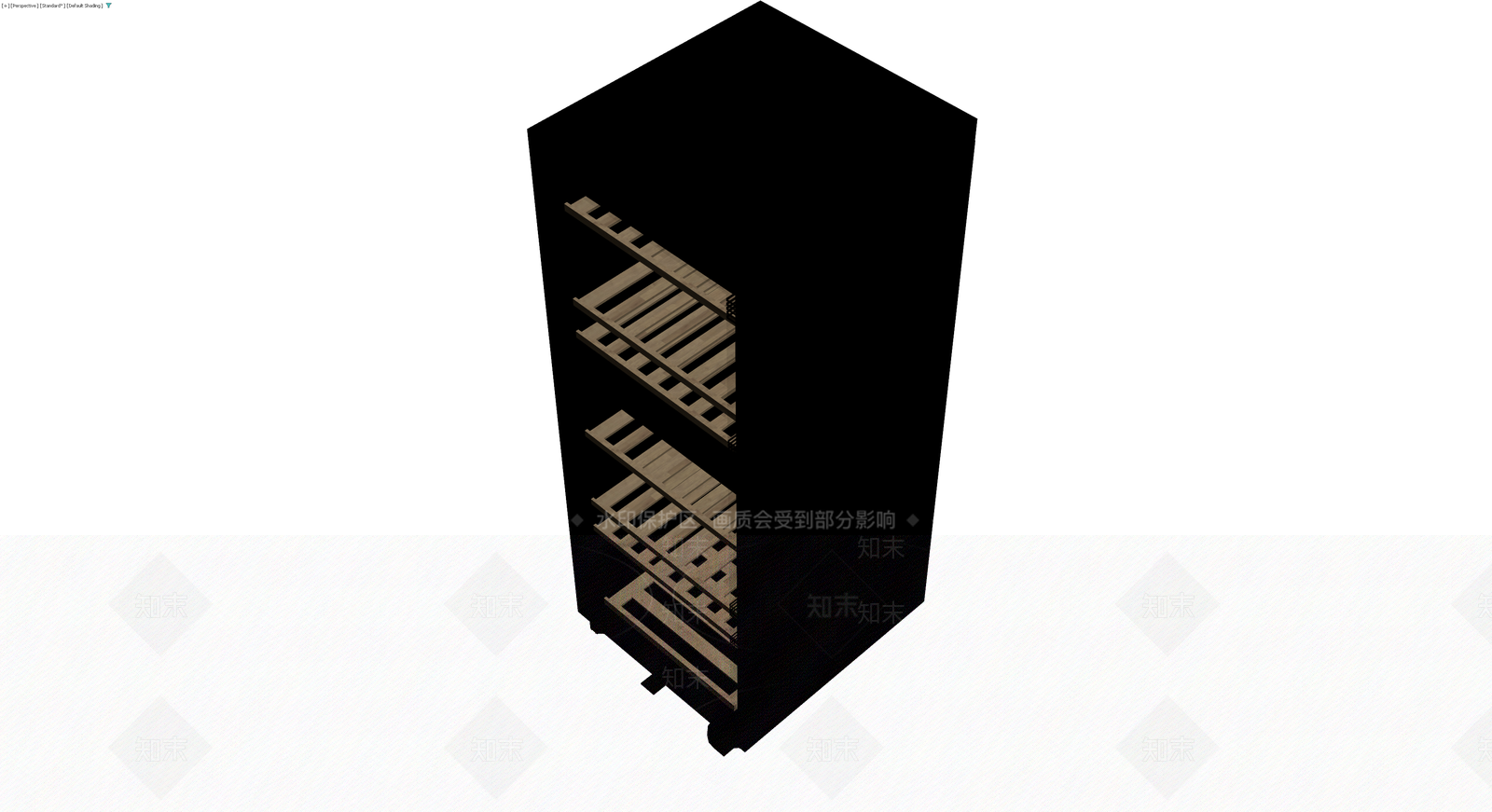 黑色红酒柜3D模型下载【ID:1230546420】