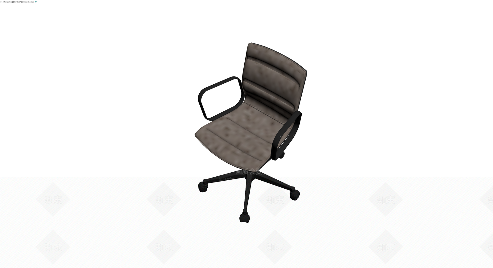 现代办公转椅3D模型下载【ID:1230151259】