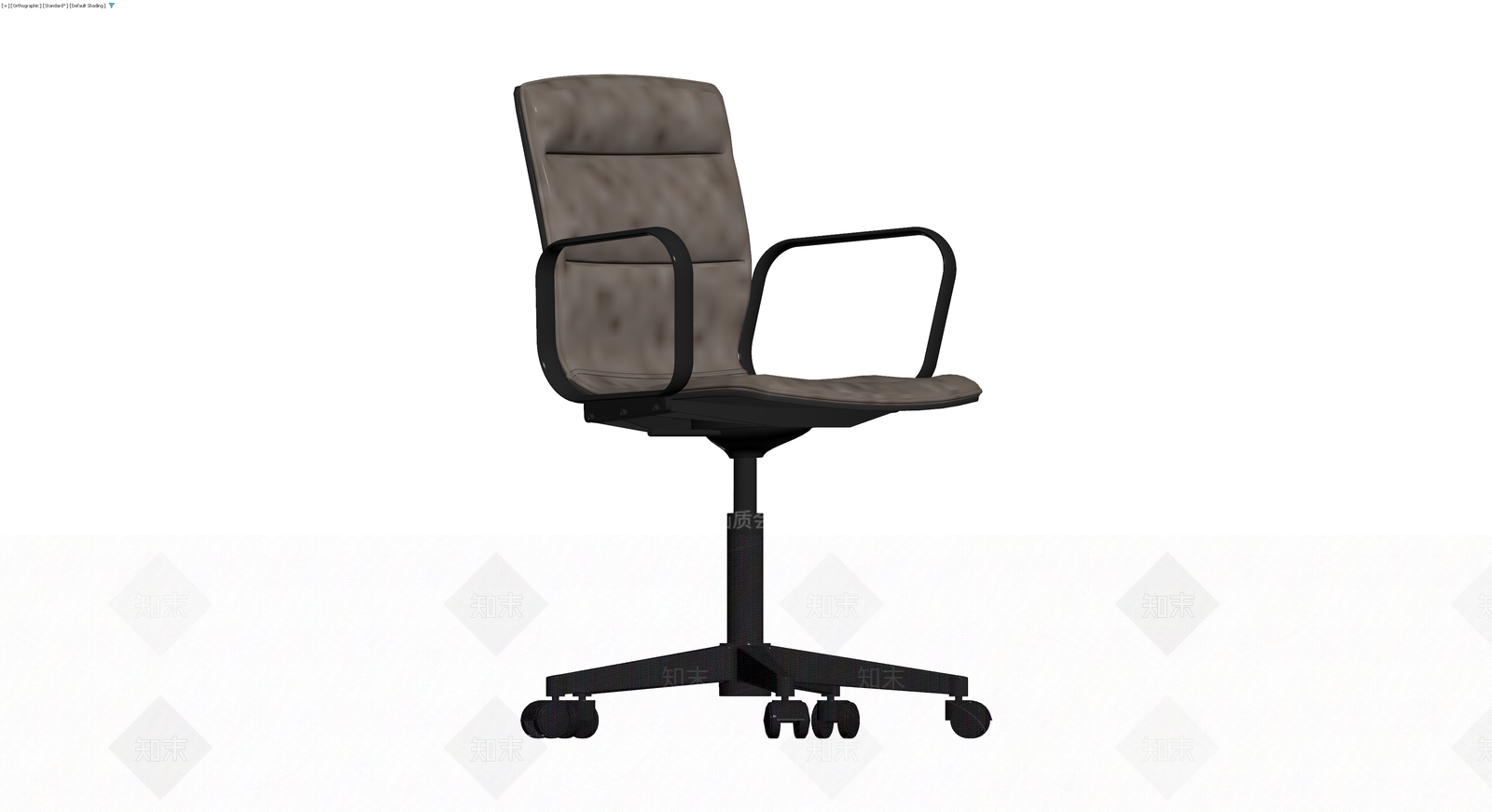 现代办公转椅3D模型下载【ID:1230151259】
