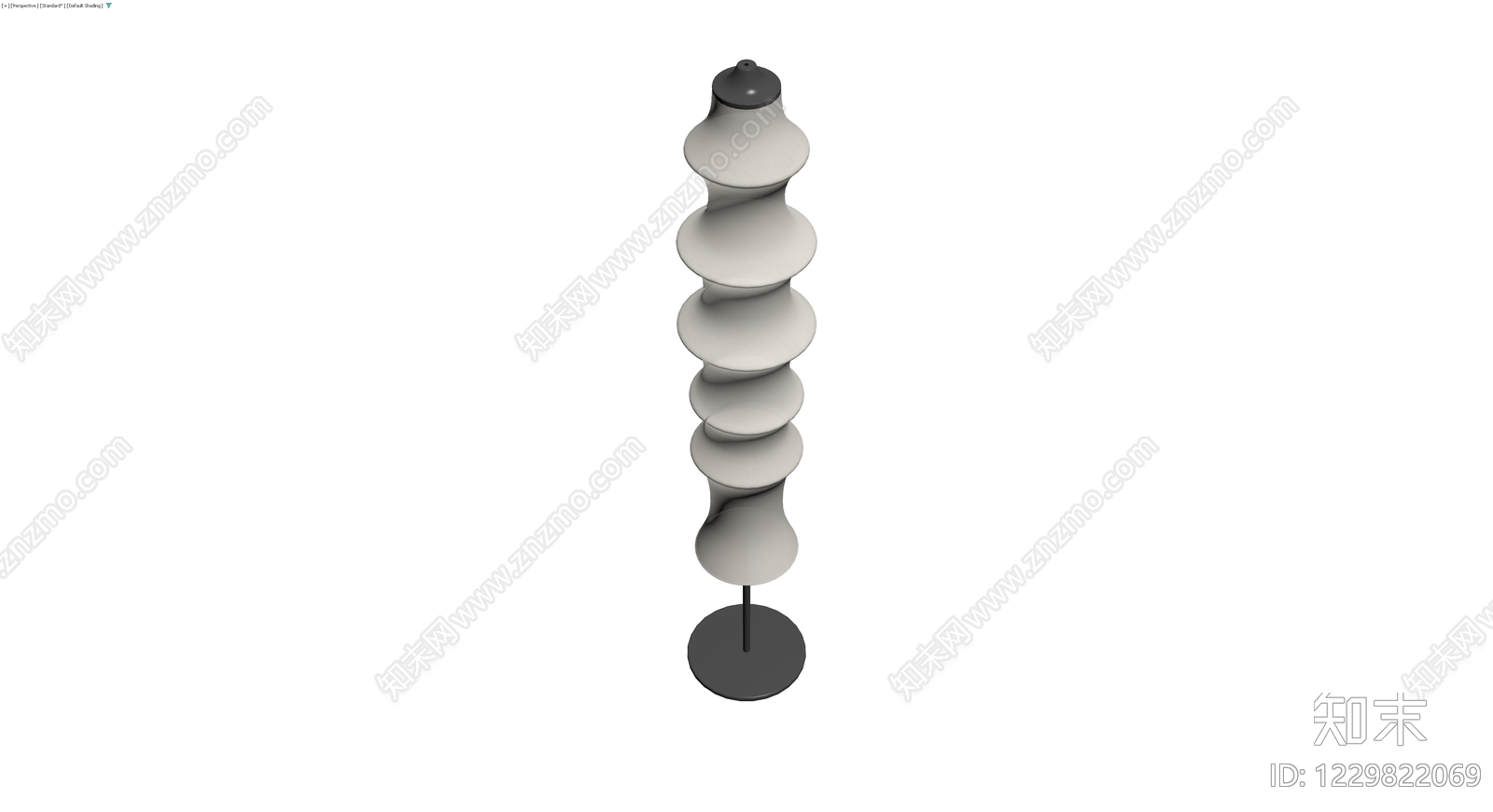 现代落地置物架3D模型下载【ID:1229822069】