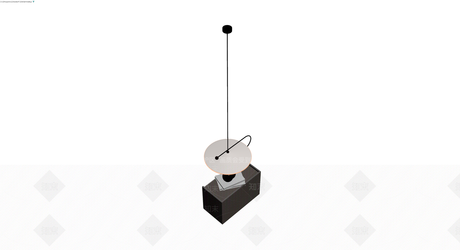 现代风格吊灯模型3D模型下载【ID:1229945566】