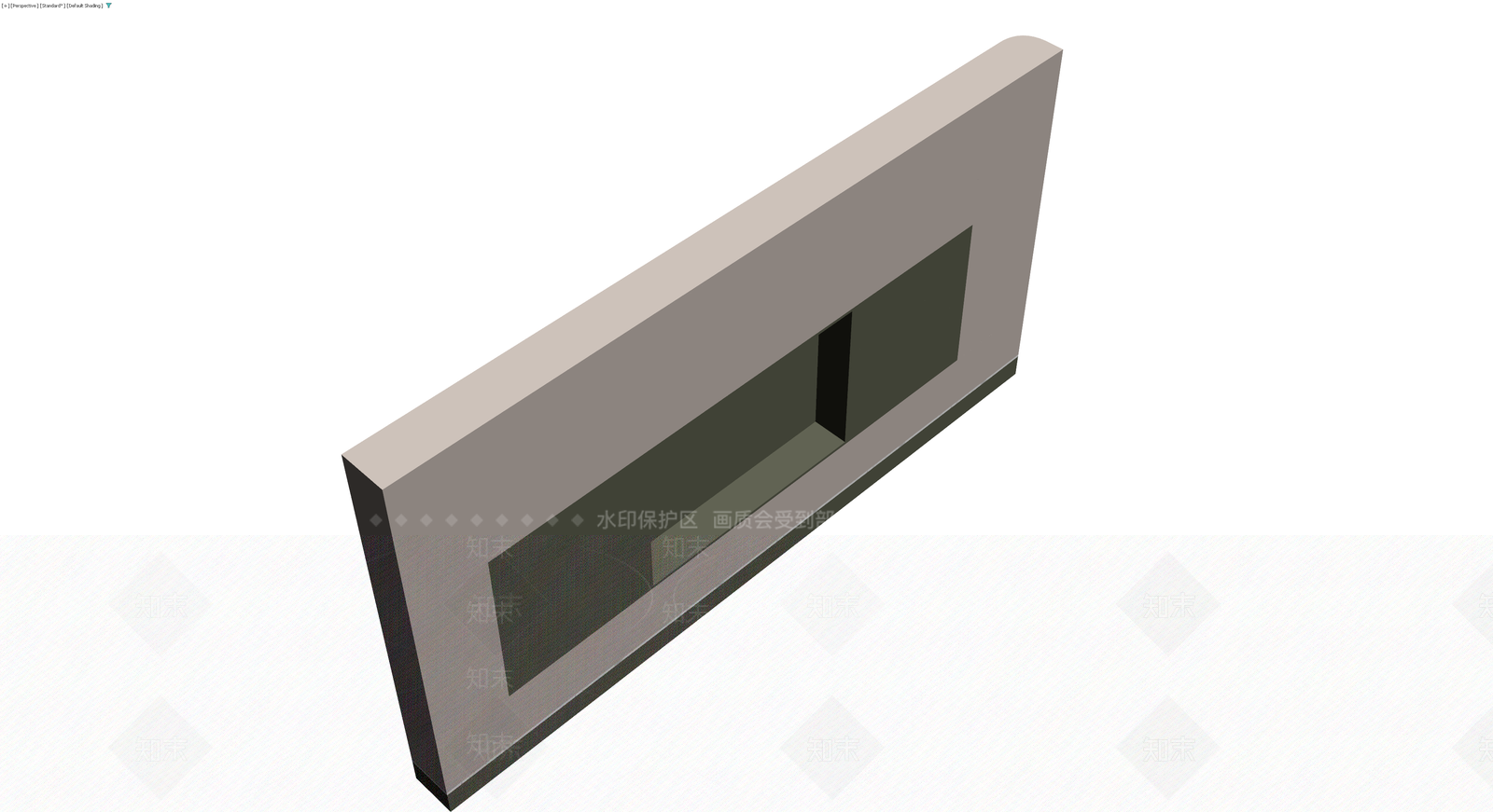 矩形壁炉模型3D模型下载【ID:1230623284】