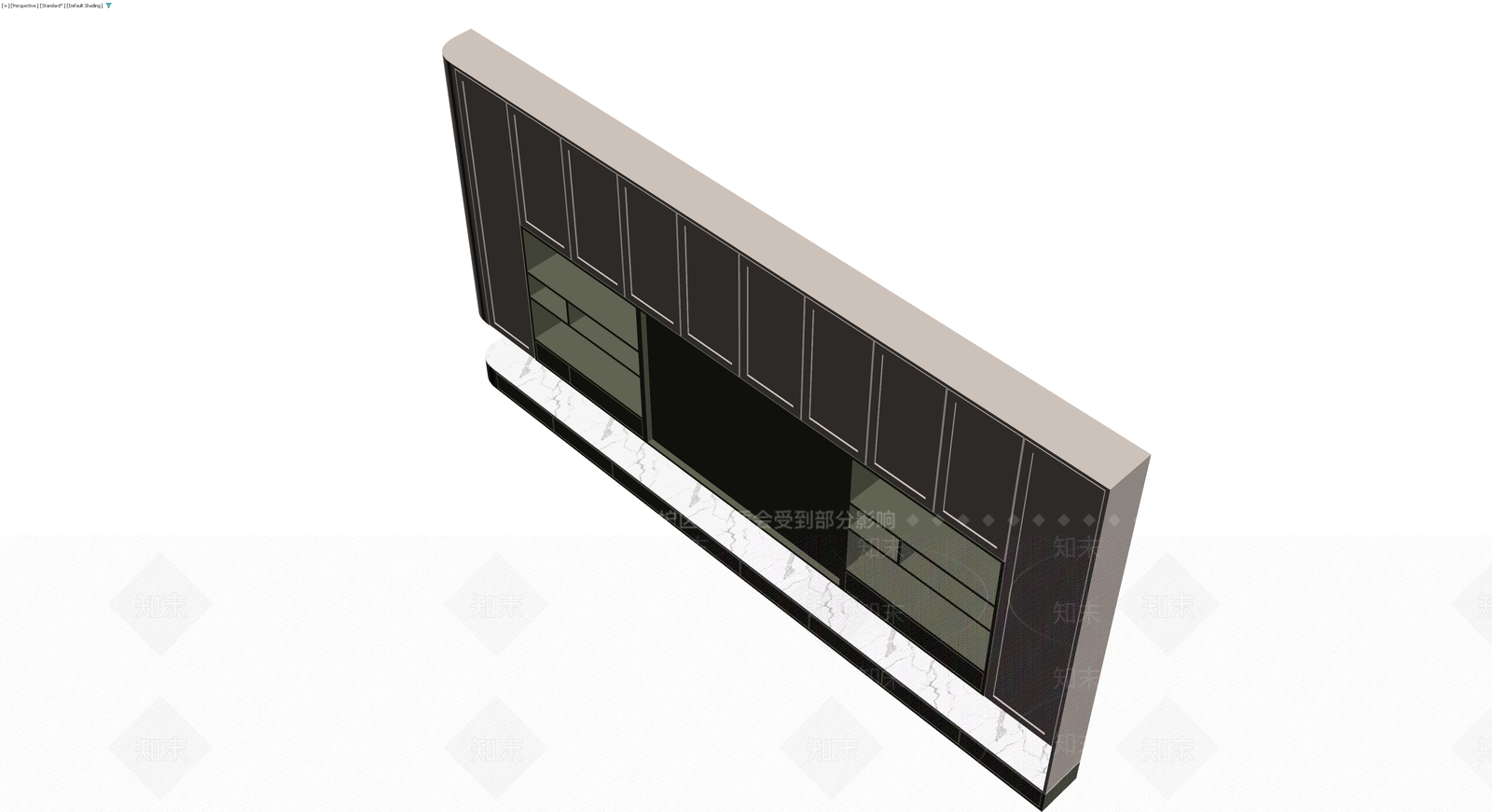 矩形壁炉模型3D模型下载【ID:1230623284】