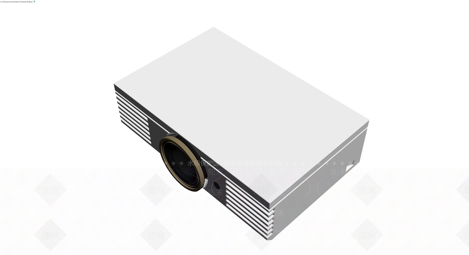 投影仪设备灰模3D模型下载【ID:1229668968】