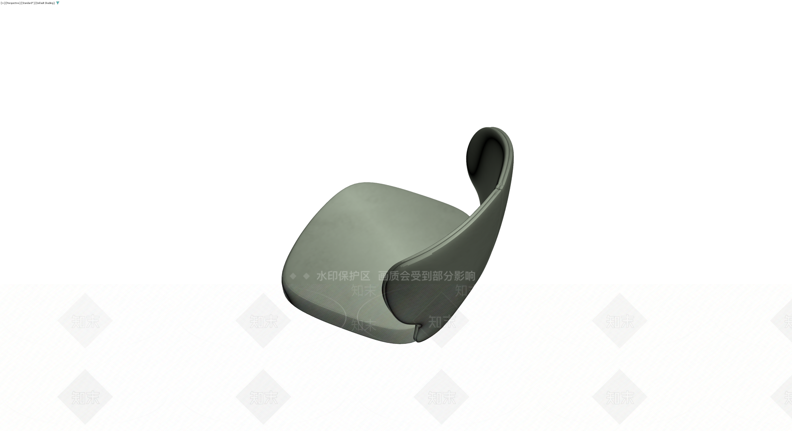 现代简约风格单人沙发3D模型下载【ID:1230695523】