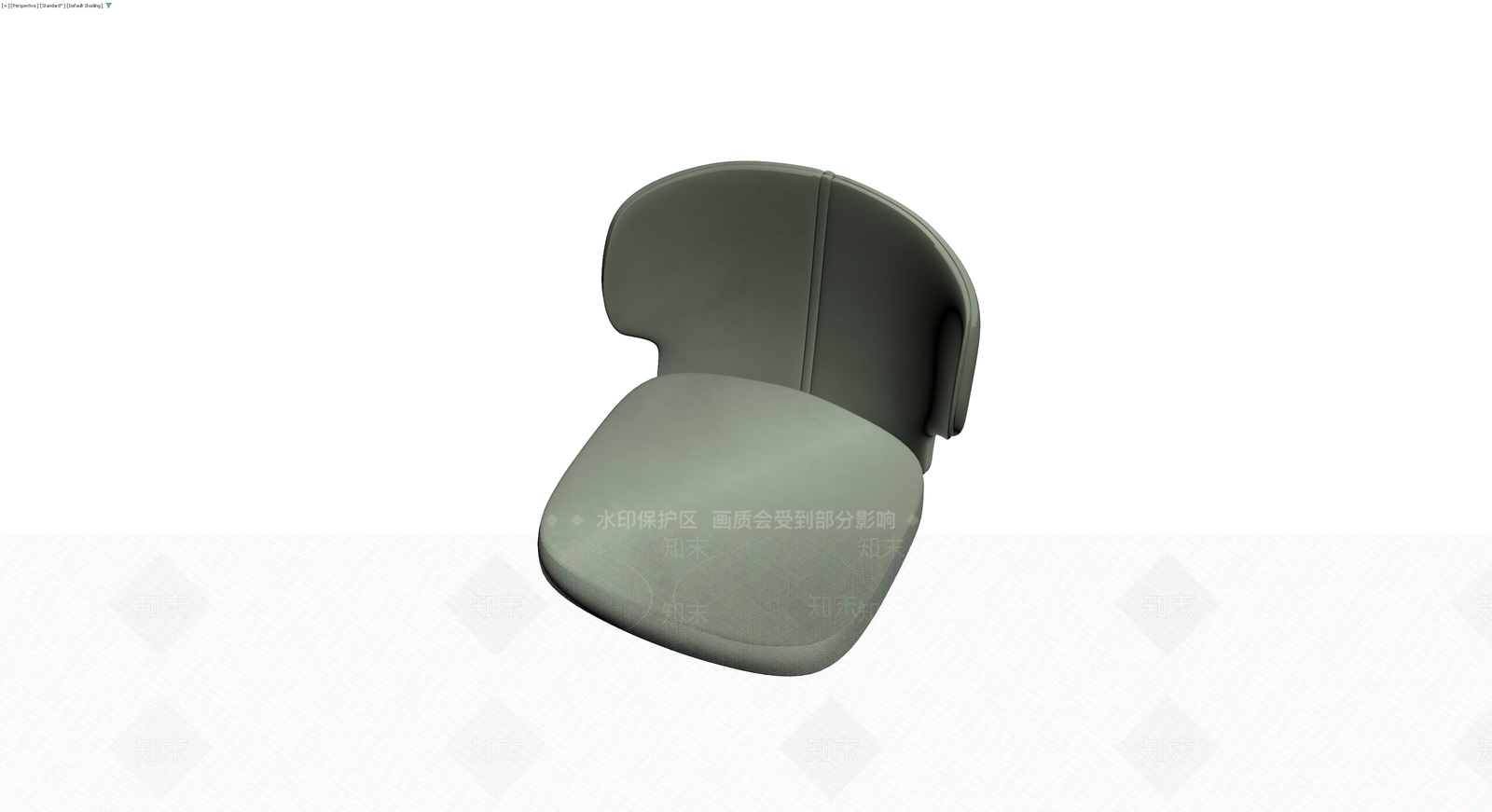 现代简约风格单人沙发3D模型下载【ID:1230695523】