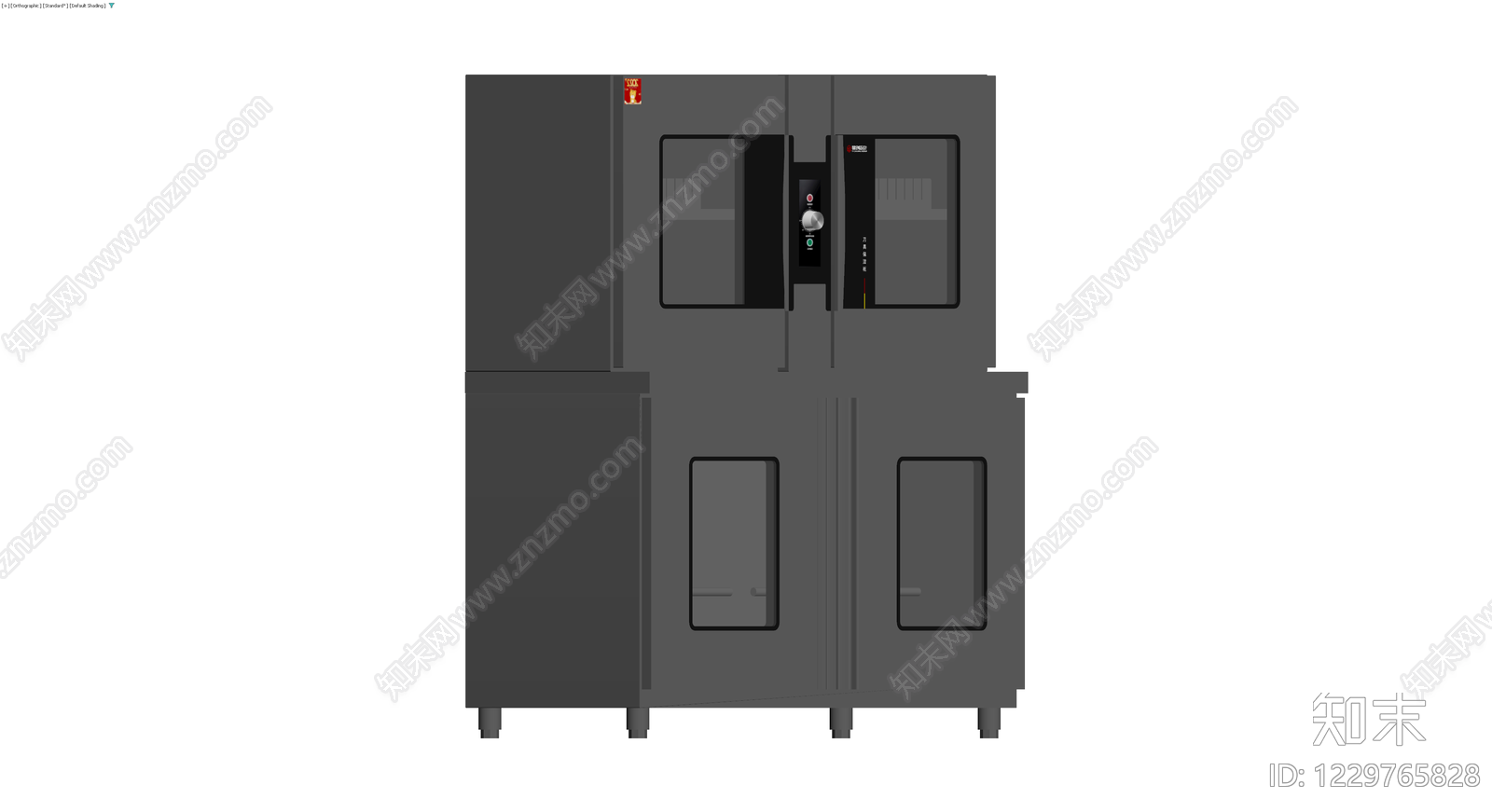 双门消毒柜灰模3D模型下载【ID:1229765828】