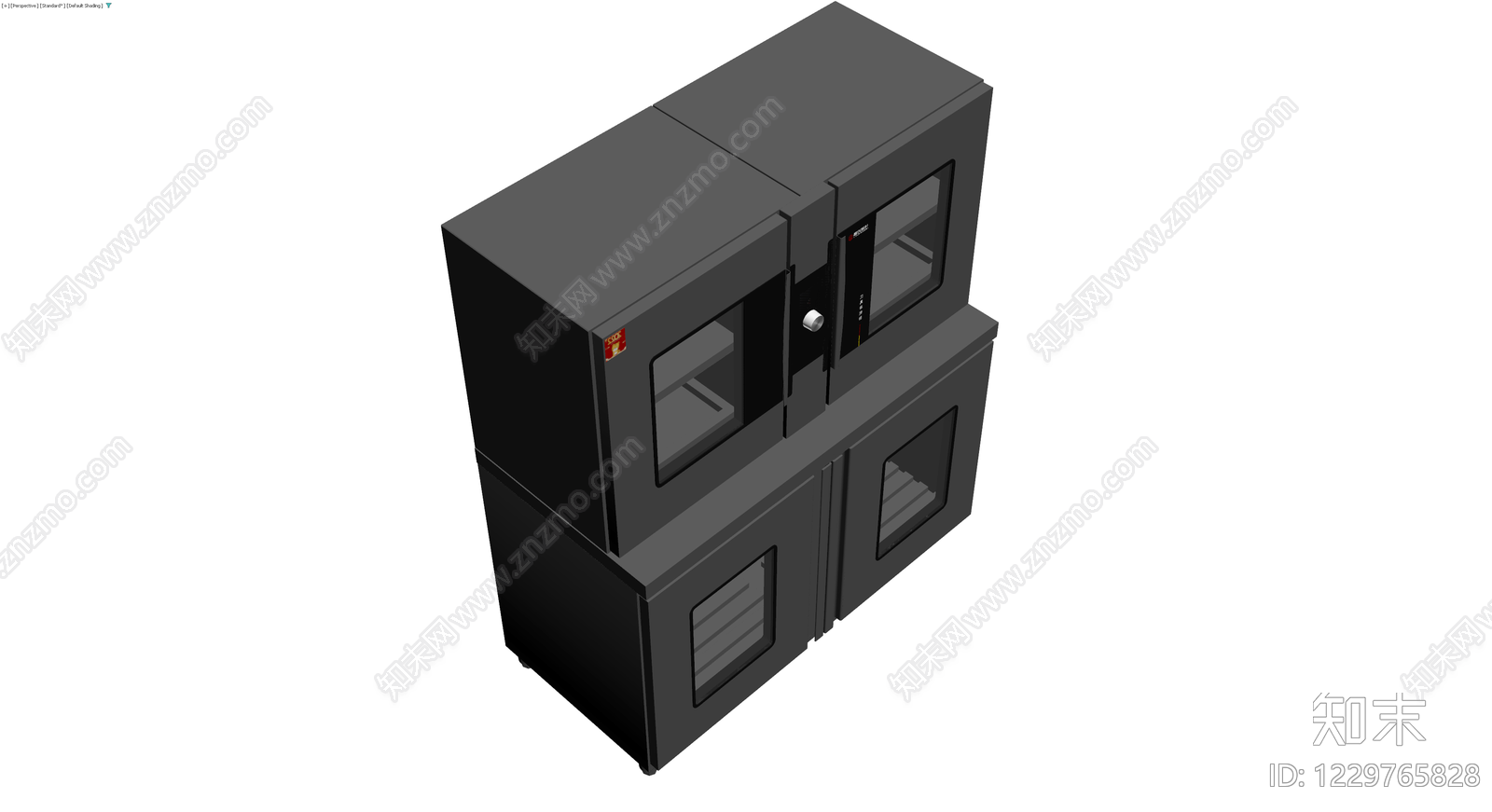 双门消毒柜灰模3D模型下载【ID:1229765828】