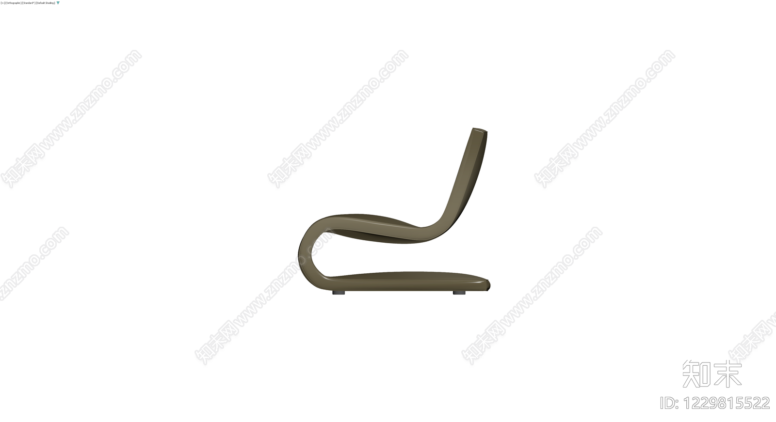 现代风格单人休闲椅3D模型下载【ID:1229815522】