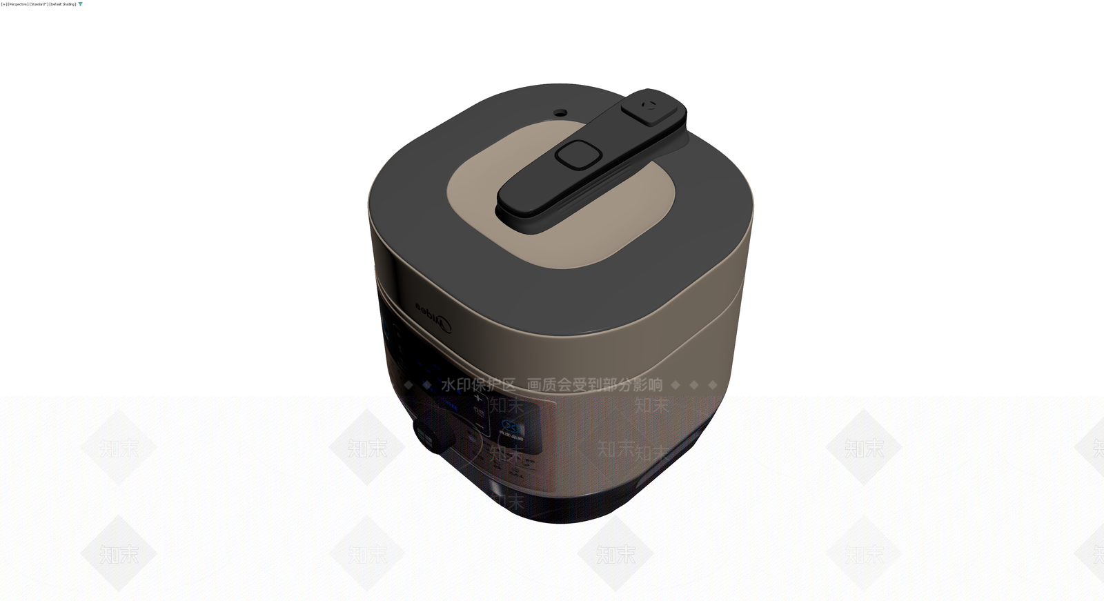 美的电压力锅模型3D模型下载【ID:1230749961】