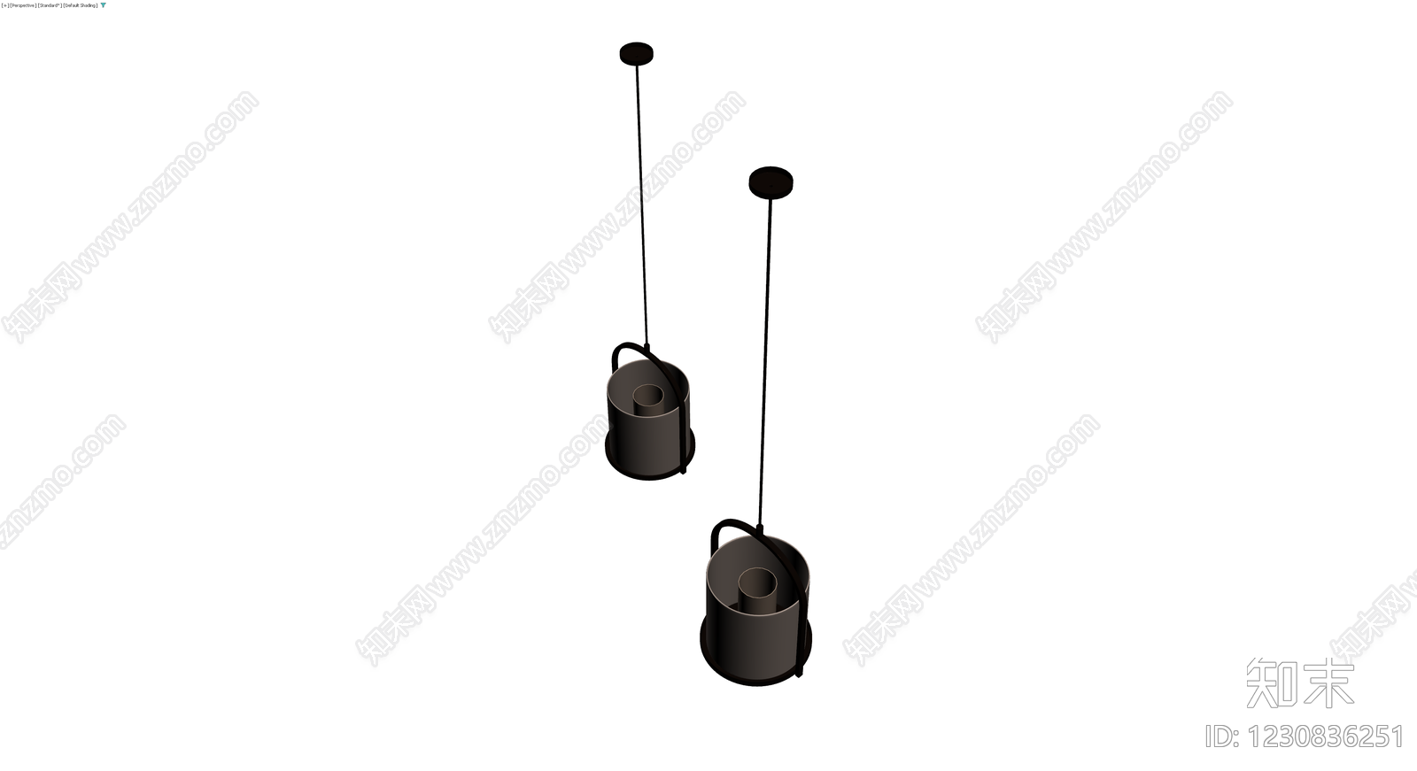 双头吊灯模型3D模型下载【ID:1230836251】