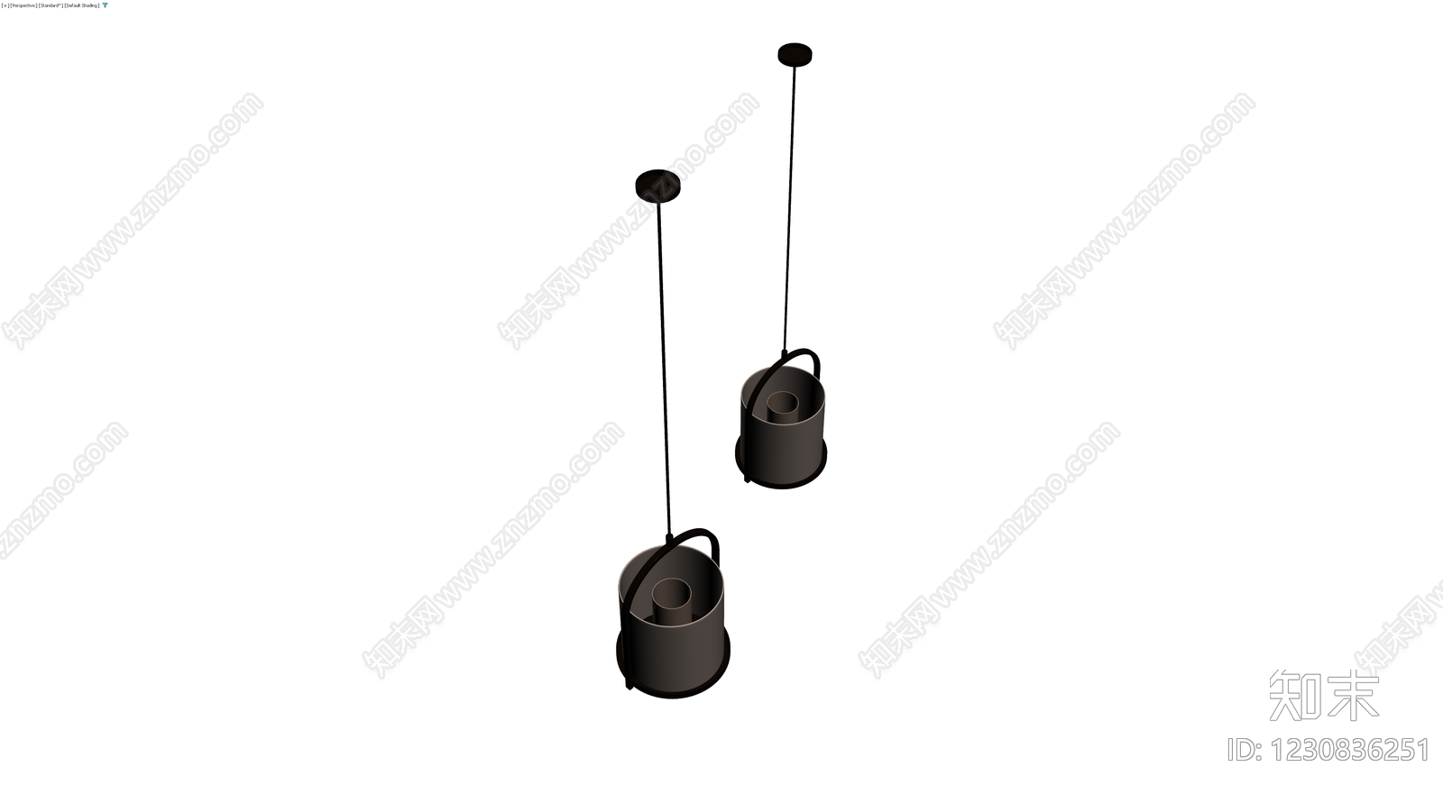 双头吊灯模型3D模型下载【ID:1230836251】