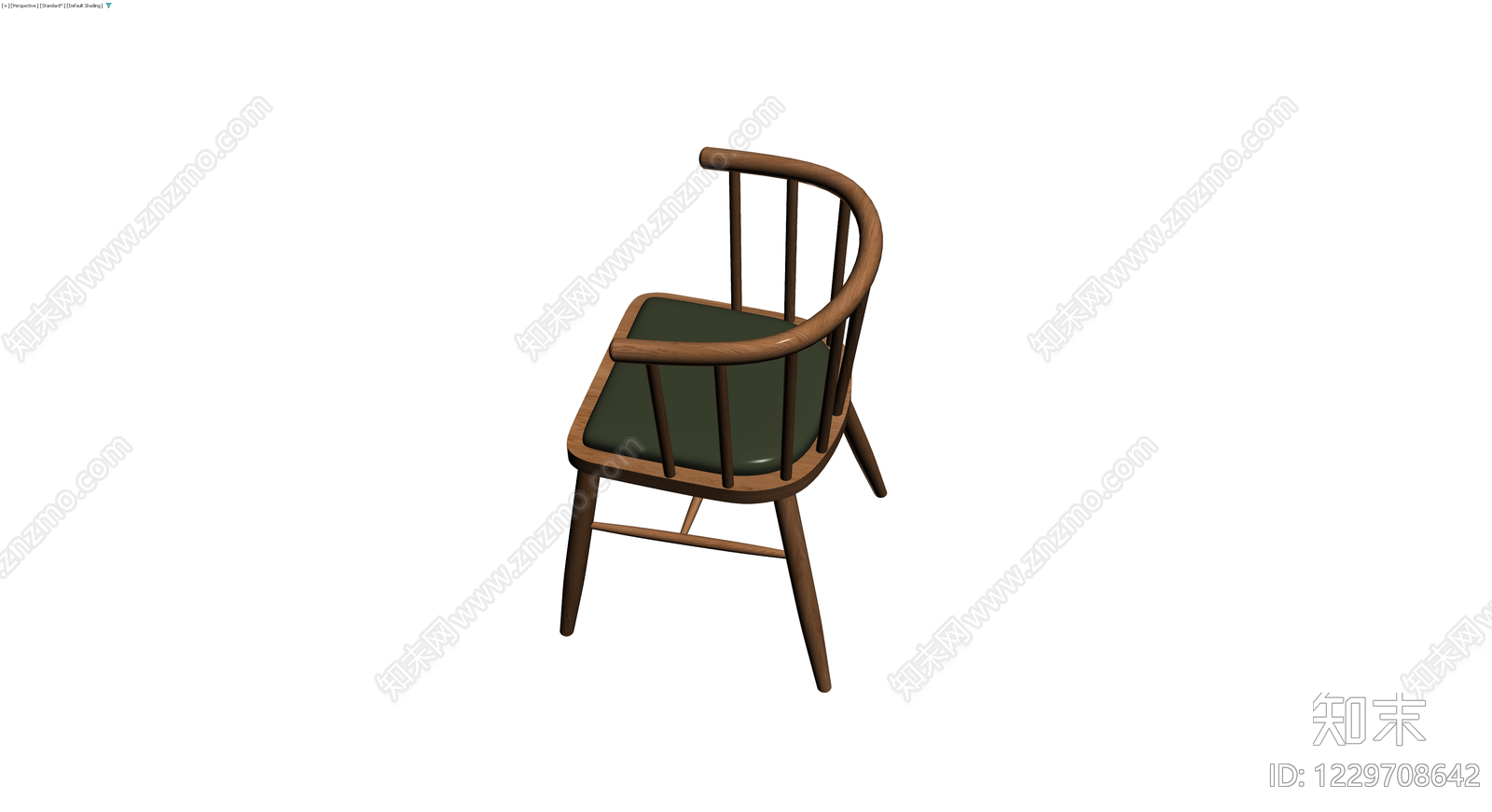木质圈椅带软包3D模型下载【ID:1229708642】