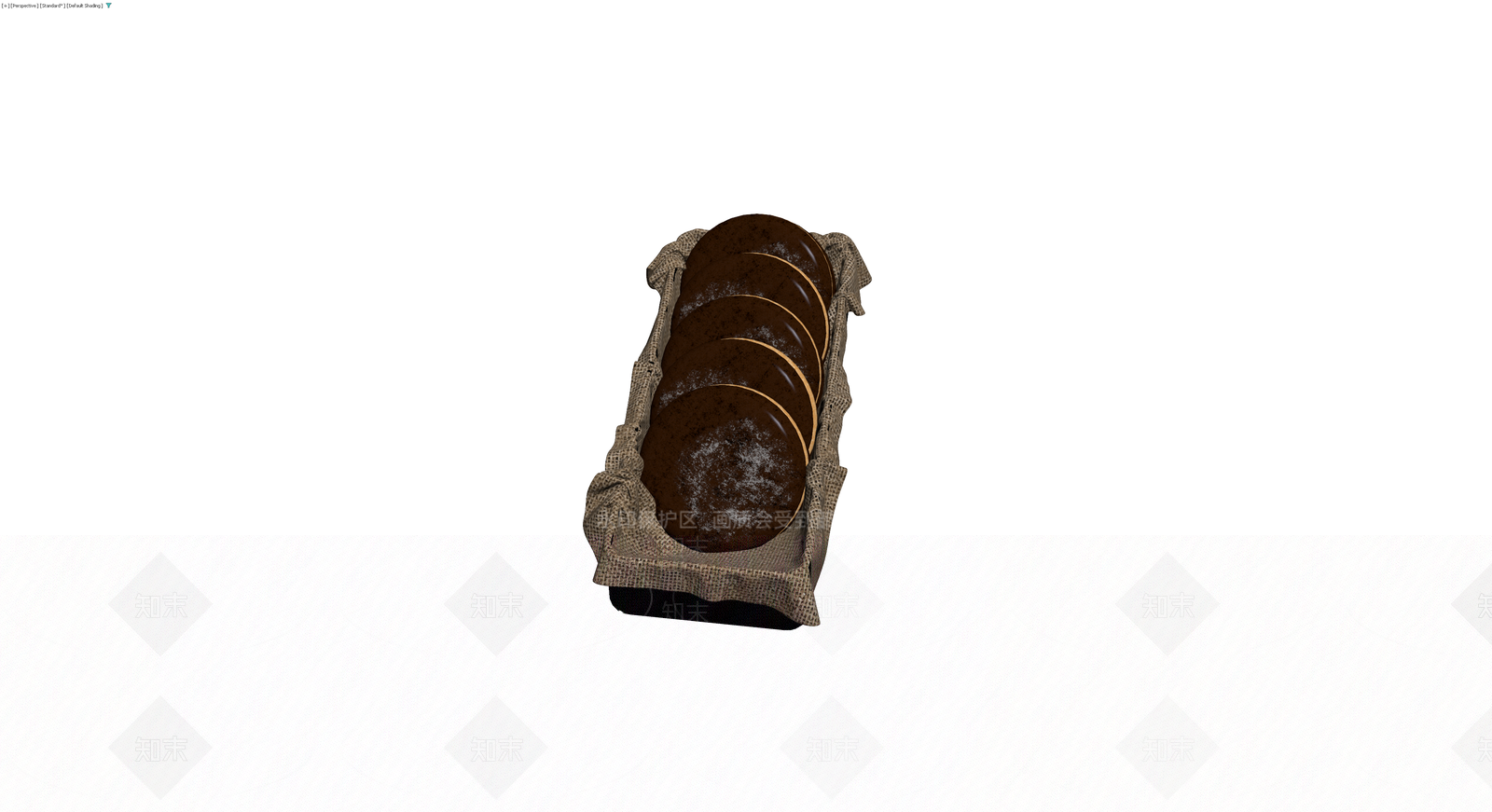 编织篮装巧克力饼干3D模型下载【ID:1229619877】