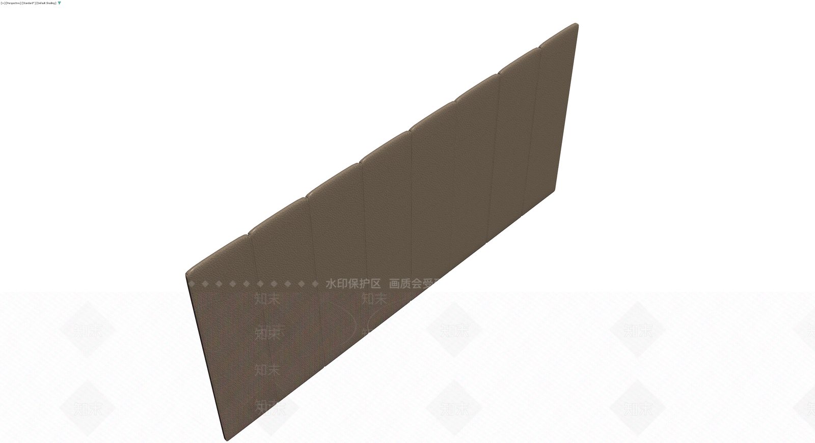 竖条纹软包床头板3D模型下载【ID:1229851149】