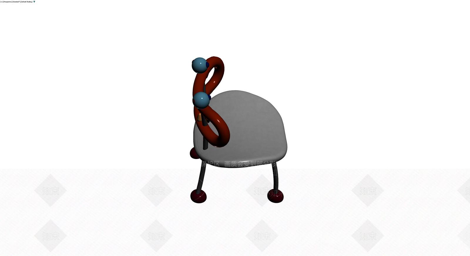 卡通风格怪物椅子3D模型下载【ID:1230380485】