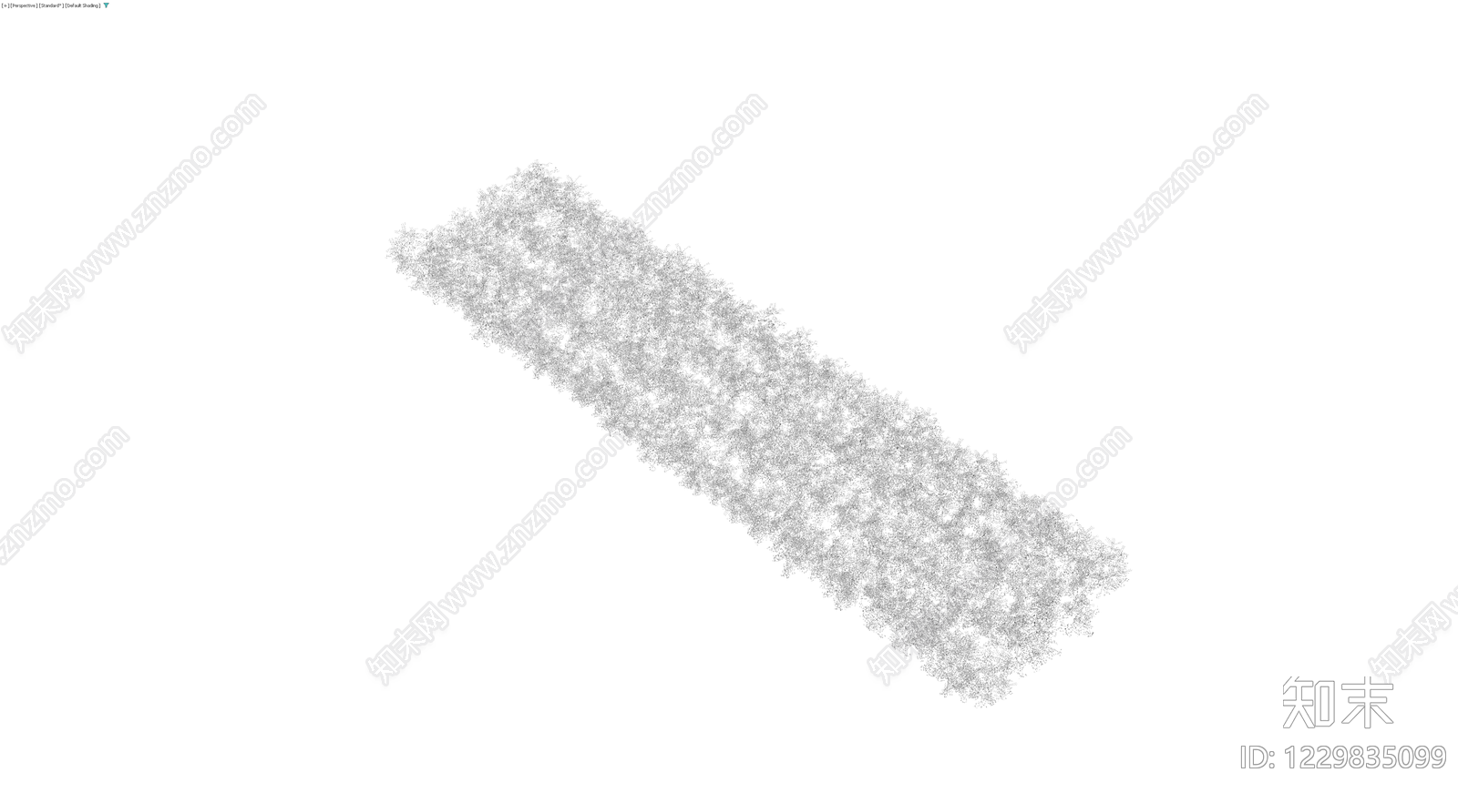 灌木绿篱带盆组合3D模型下载【ID:1229835099】