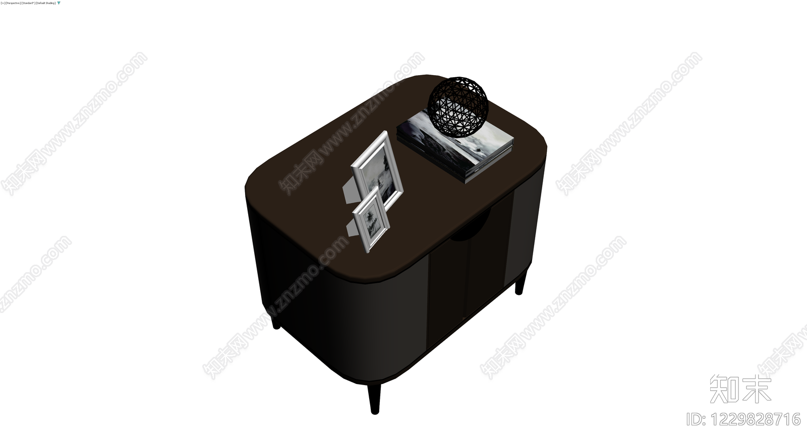 现代风格边柜组合3D模型下载【ID:1229828716】