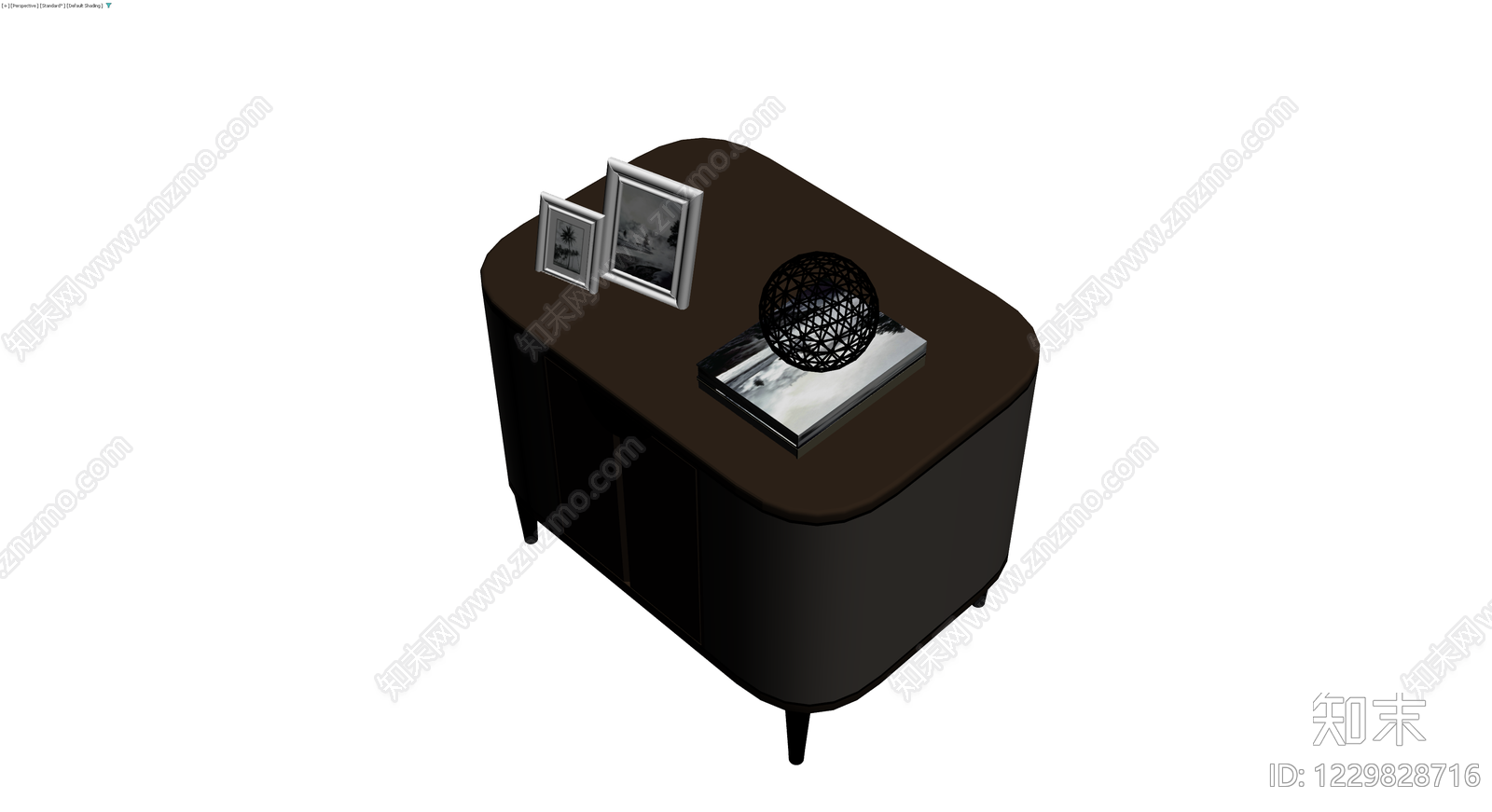 现代风格边柜组合3D模型下载【ID:1229828716】