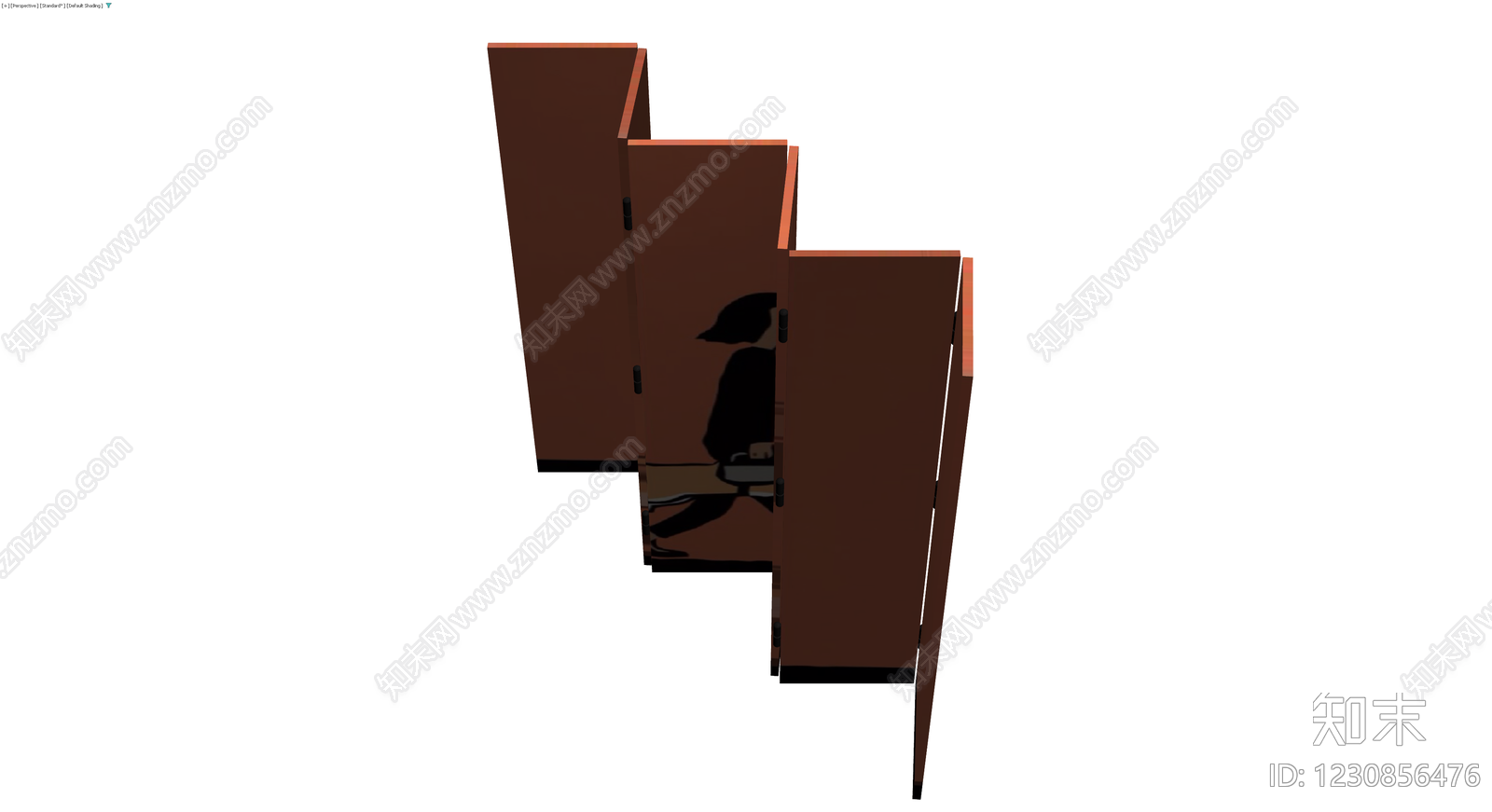 日式折屏隔断家具3D模型下载【ID:1230856476】