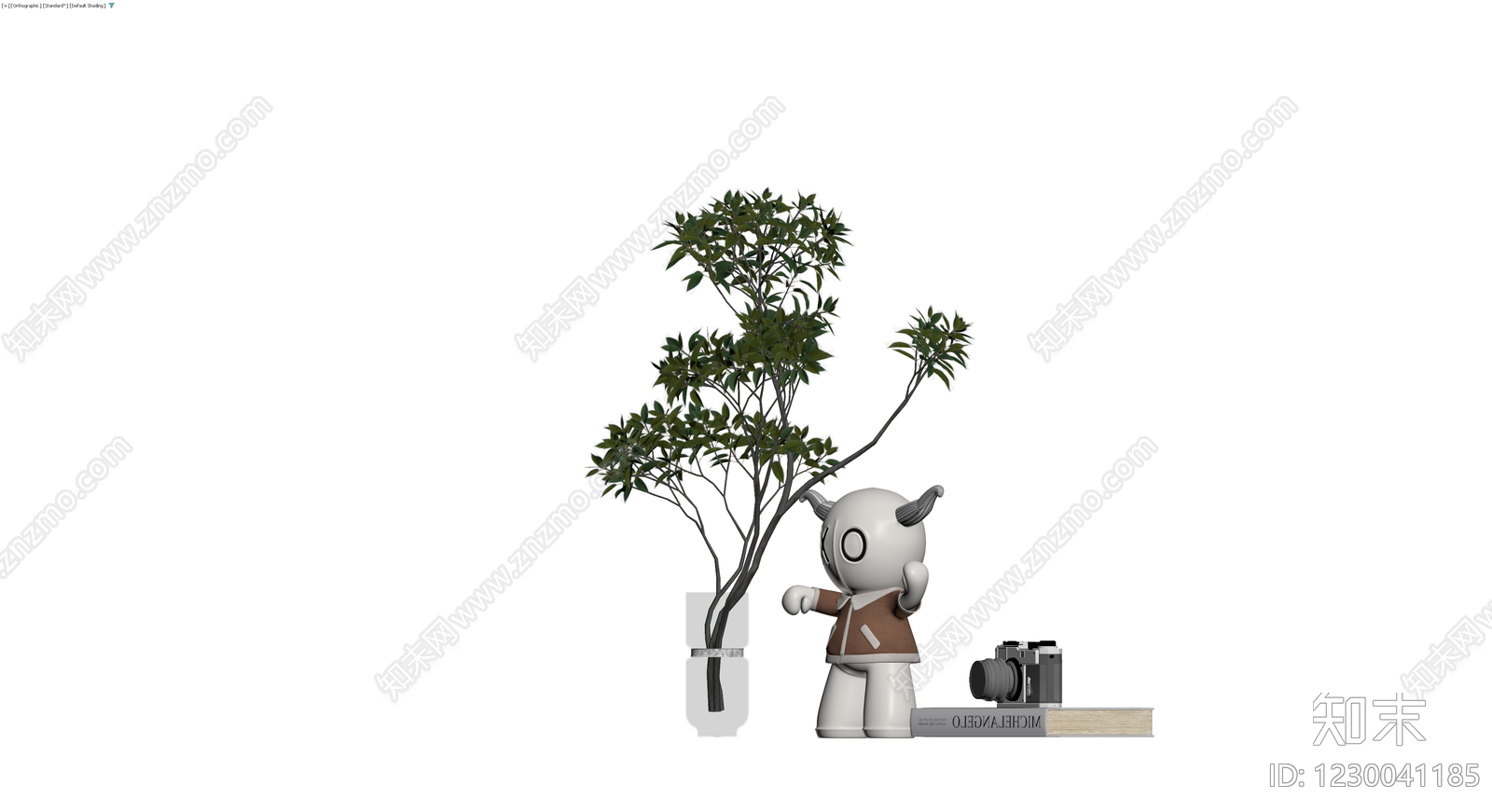 卡通小恶魔摆件组合3D模型下载【ID:1230041185】