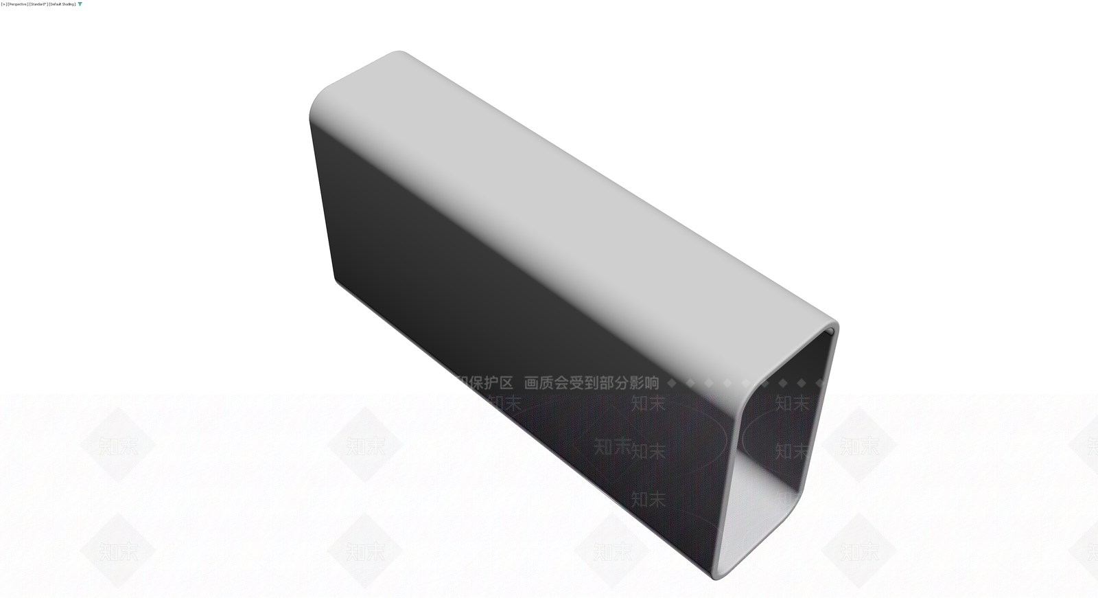 圆角矩形金属管3D模型下载【ID:1230585231】