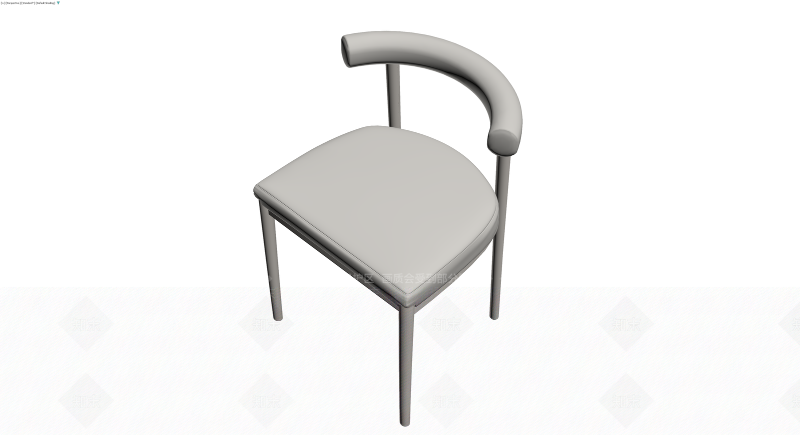 现代风格软包单椅3D模型下载【ID:1229606455】