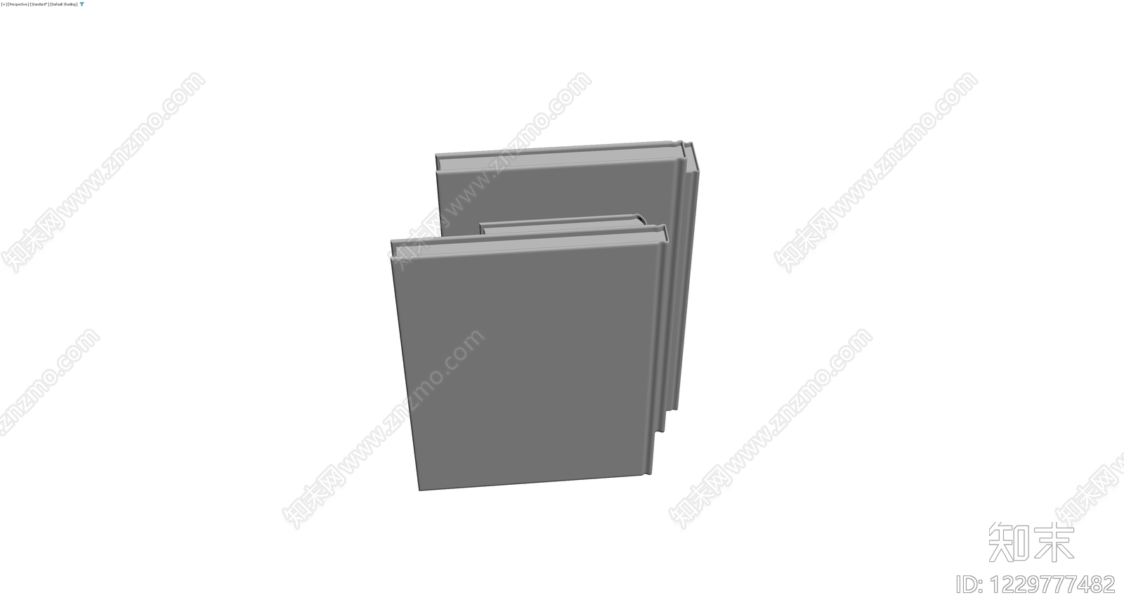 书籍组合模型3D模型下载【ID:1229777482】