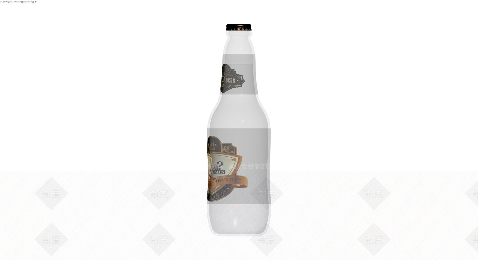 带标签啤酒瓶模型3D模型下载【ID:1230373169】