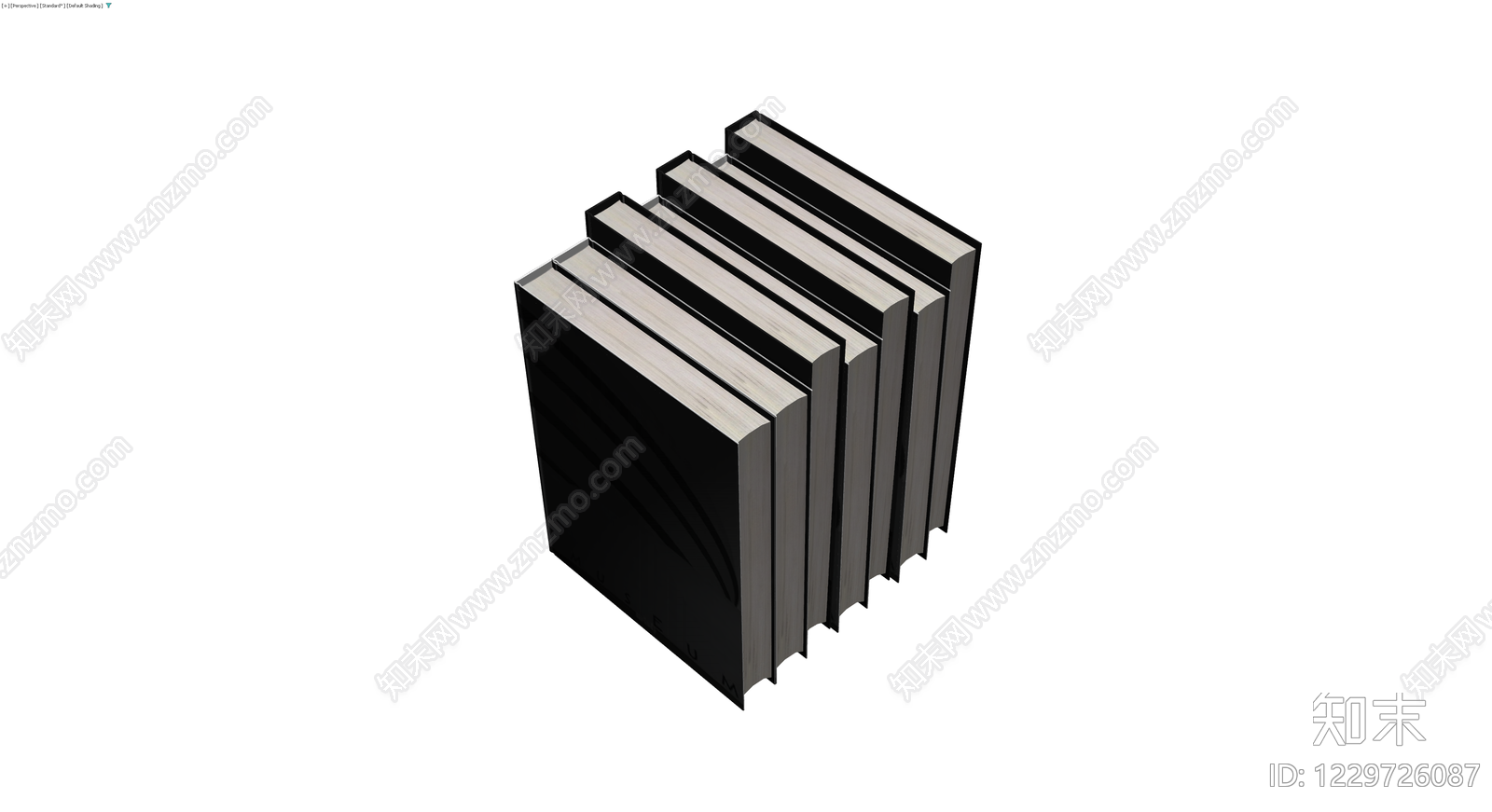 Guggenheim书籍组合3D模型下载【ID:1229726087】