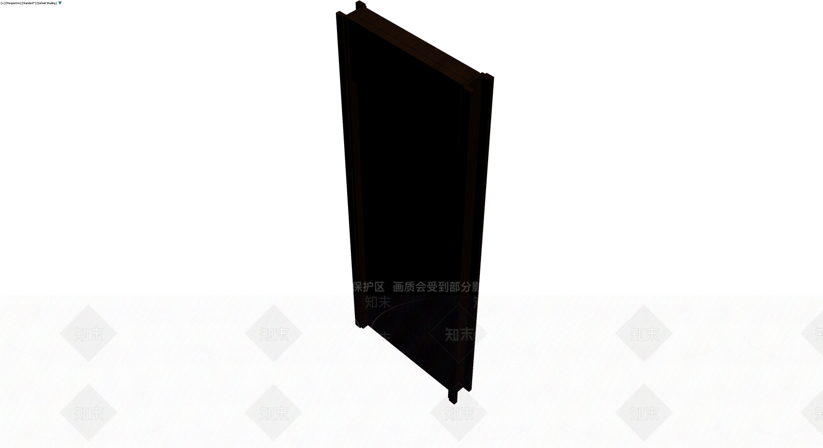 深色木纹成品门3D模型下载【ID:1229890895】