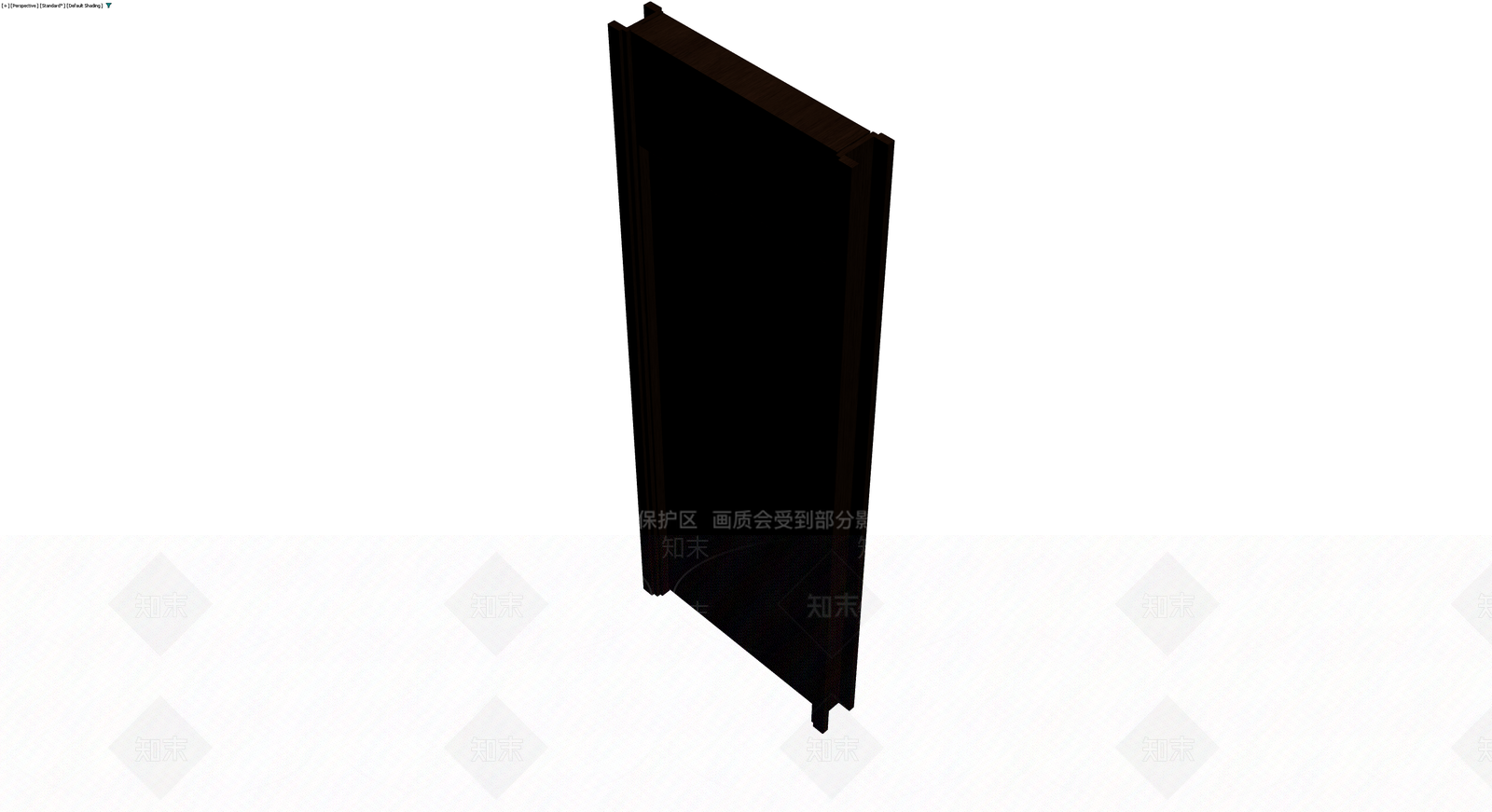 深色木纹成品门3D模型下载【ID:1229890895】
