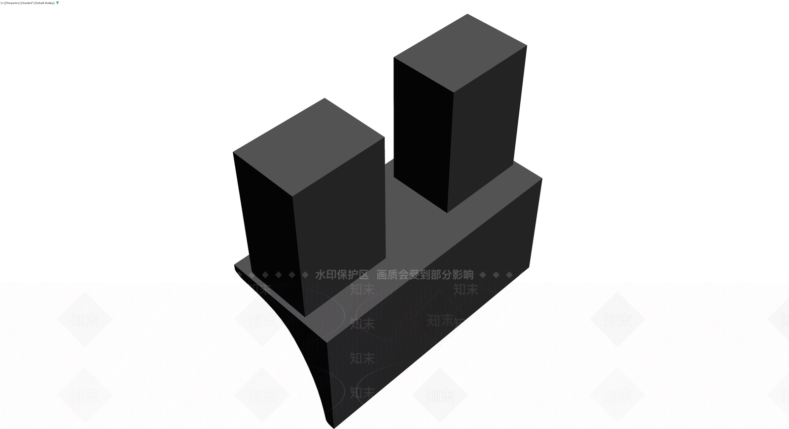 双屏显示器支架3D模型下载【ID:1230779512】