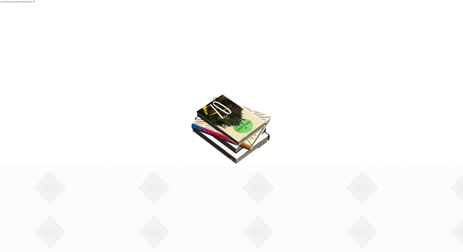 书籍组合模型3D模型下载【ID:1230713612】