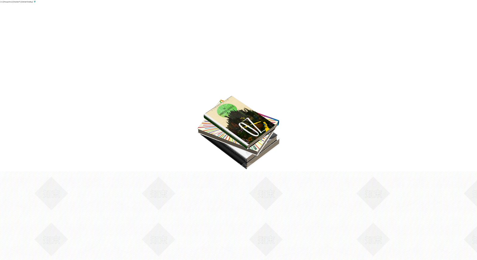 书籍组合模型3D模型下载【ID:1230713612】