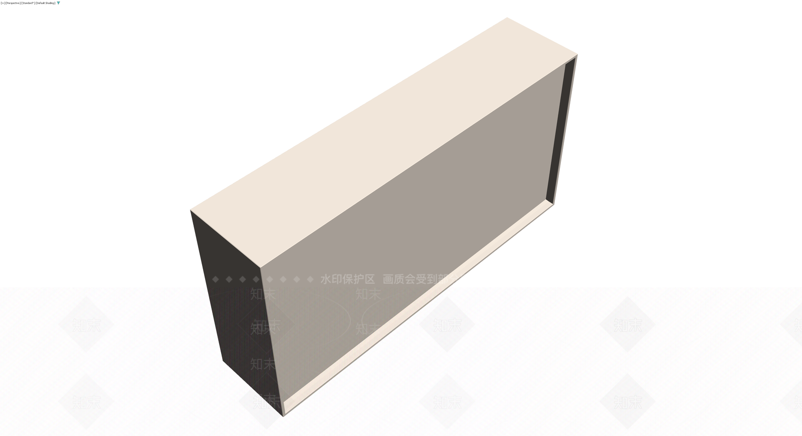 米色现代矮柜模型3D模型下载【ID:1230140846】