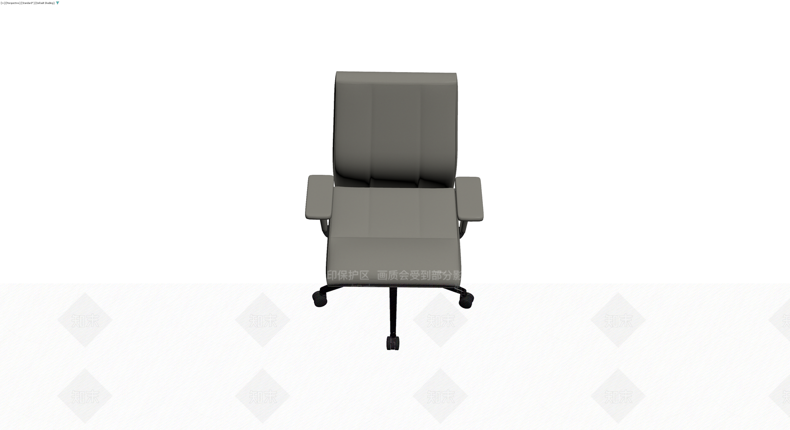 灰色办公椅模型3D模型下载【ID:1230316418】
