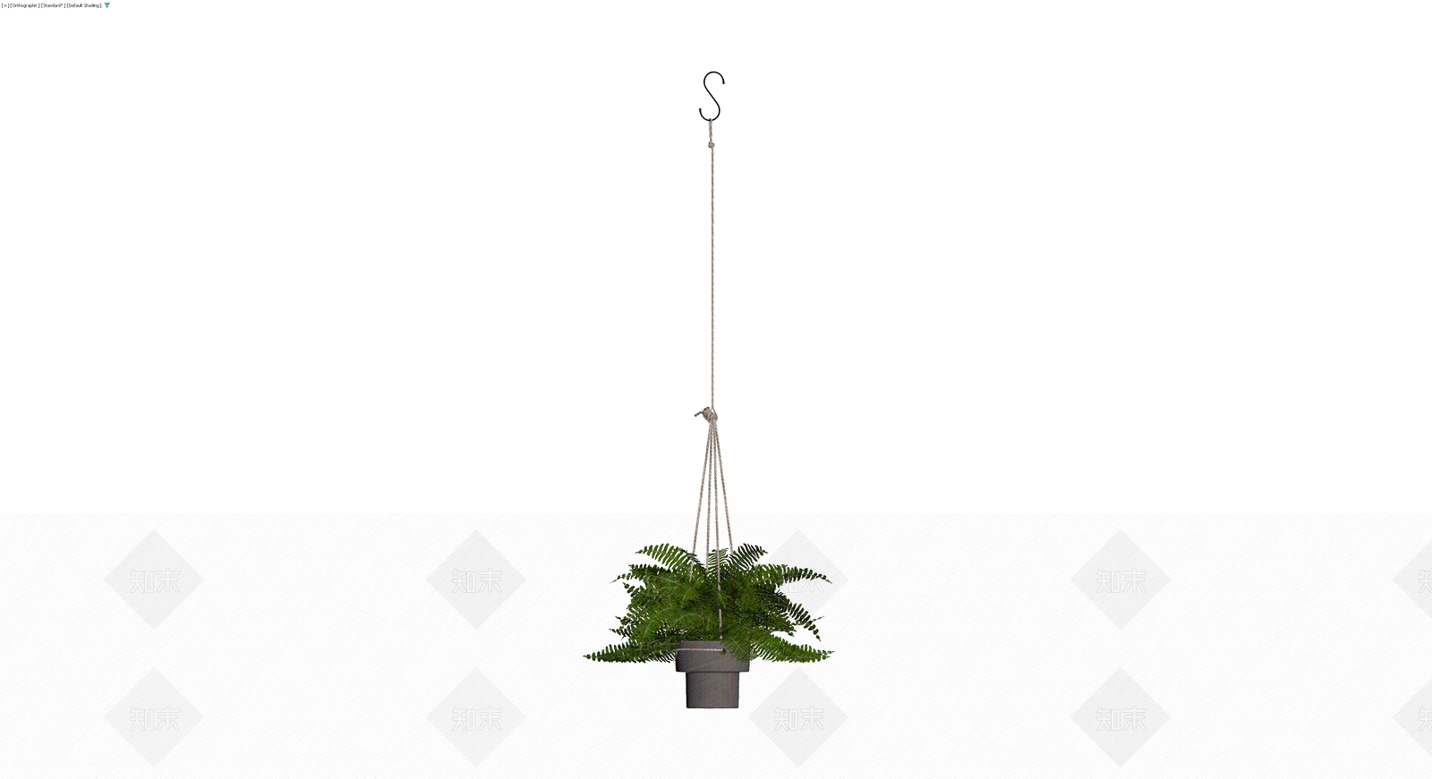 盆栽蕨类植物3D模型下载【ID:1230115360】