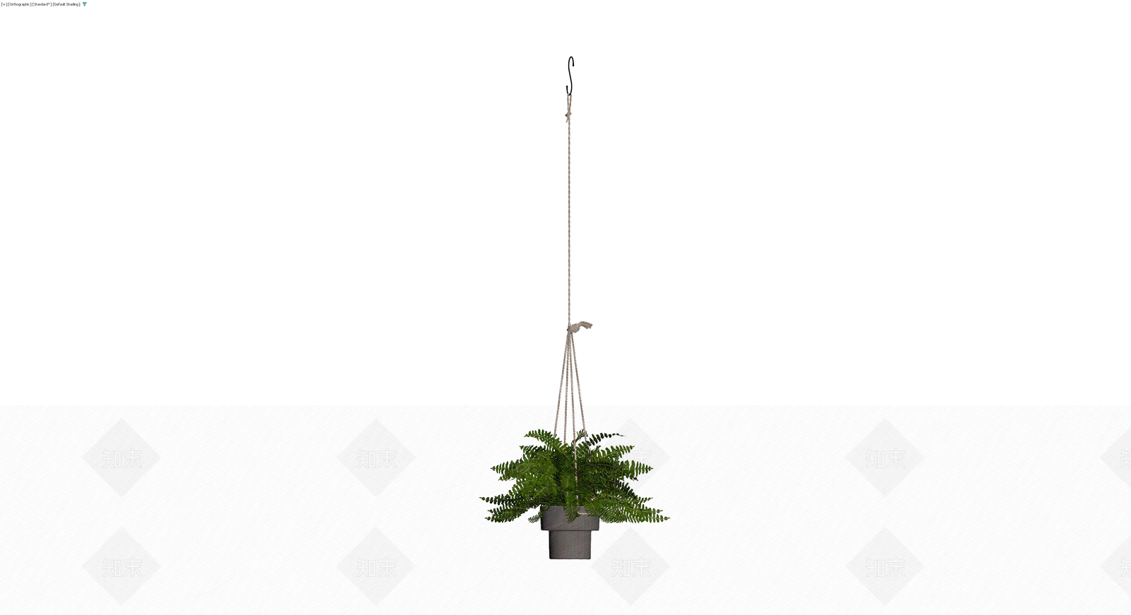 盆栽蕨类植物3D模型下载【ID:1230115360】