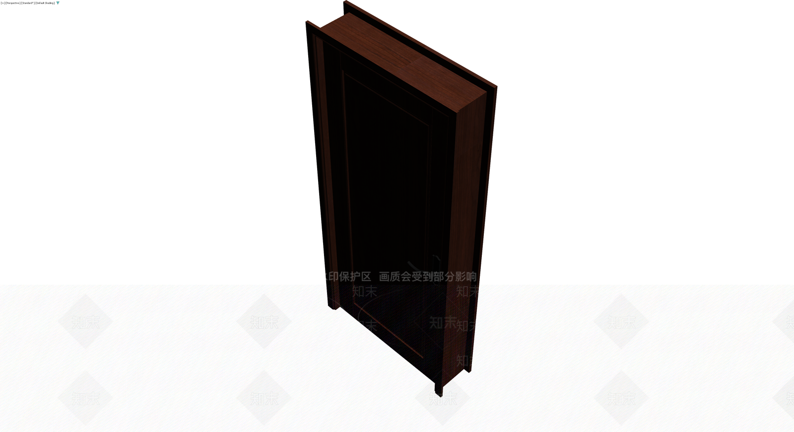 深色木质成品门体3D模型下载【ID:1229912846】