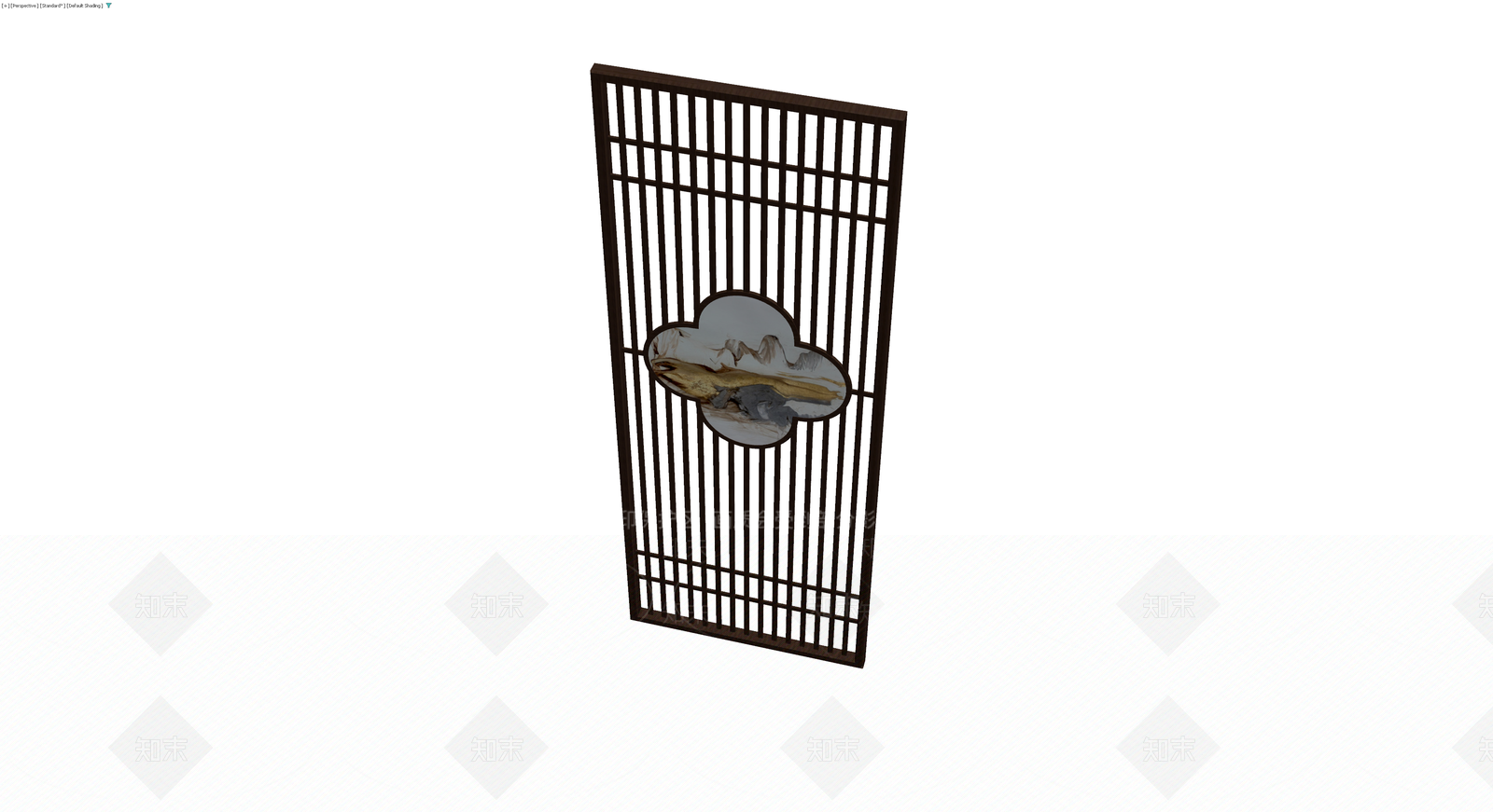 中式镂空隔断屏风3D模型下载【ID:1230777826】