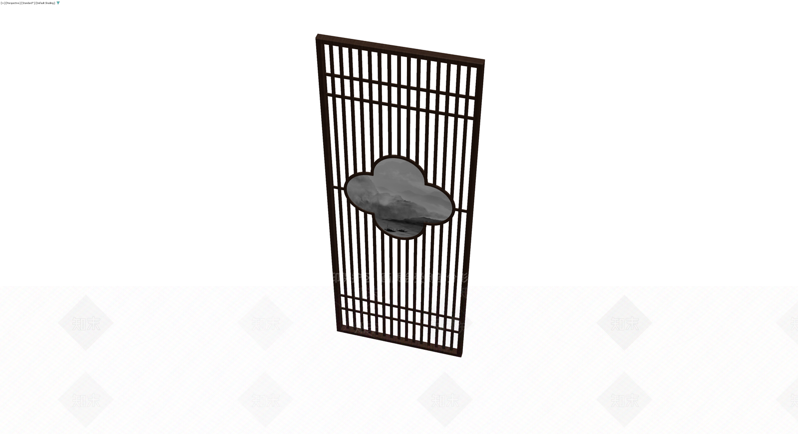 中式镂空隔断屏风3D模型下载【ID:1230777826】