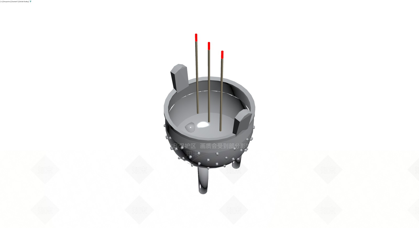 三足香炉模型3D模型下载【ID:1230575100】
