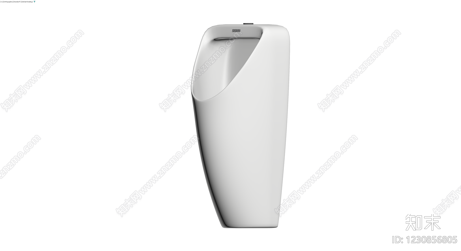 现代感应小便斗3D模型下载【ID:1230856805】